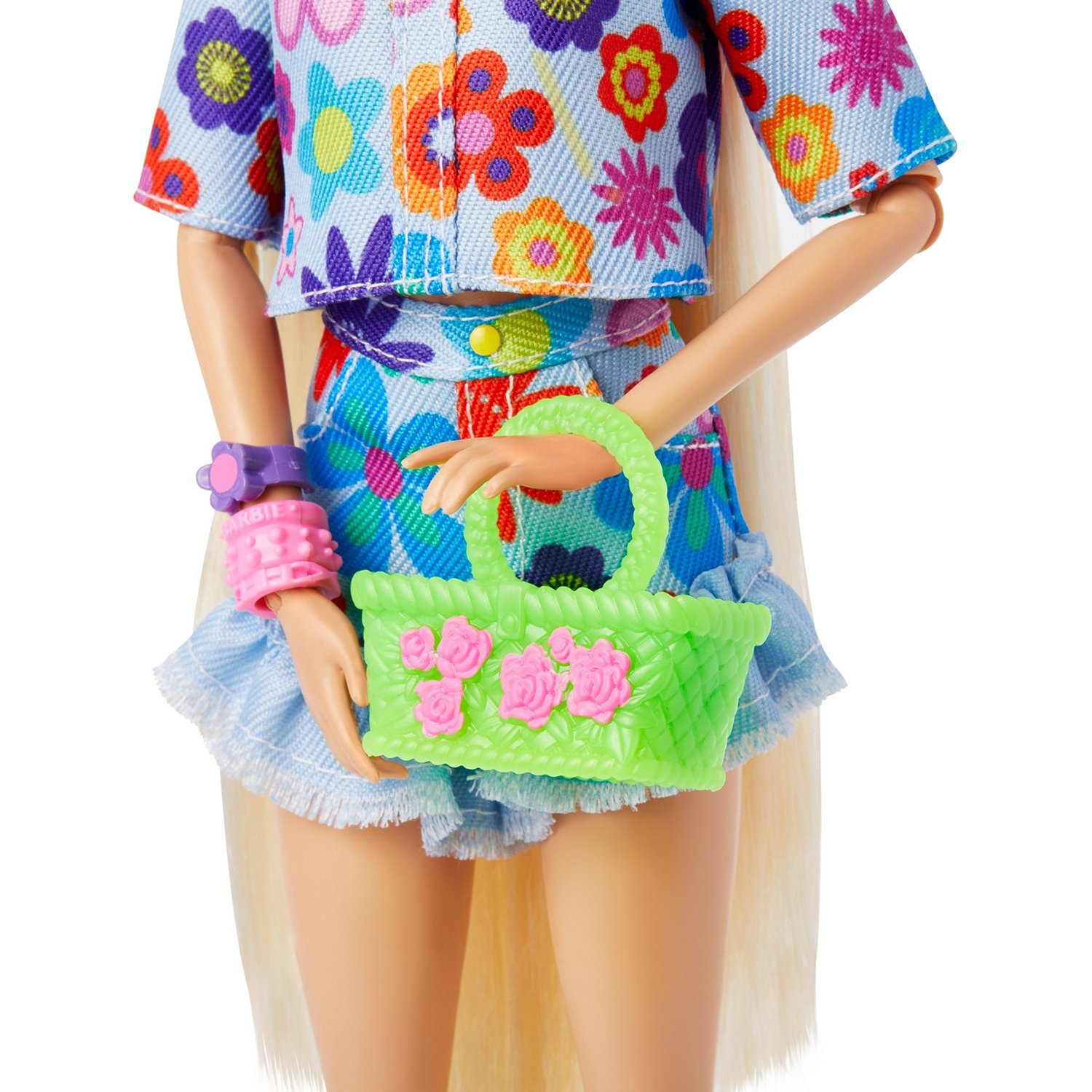 Кукла Barbie HDJ45 Экстра в одежде с цветочным принтом