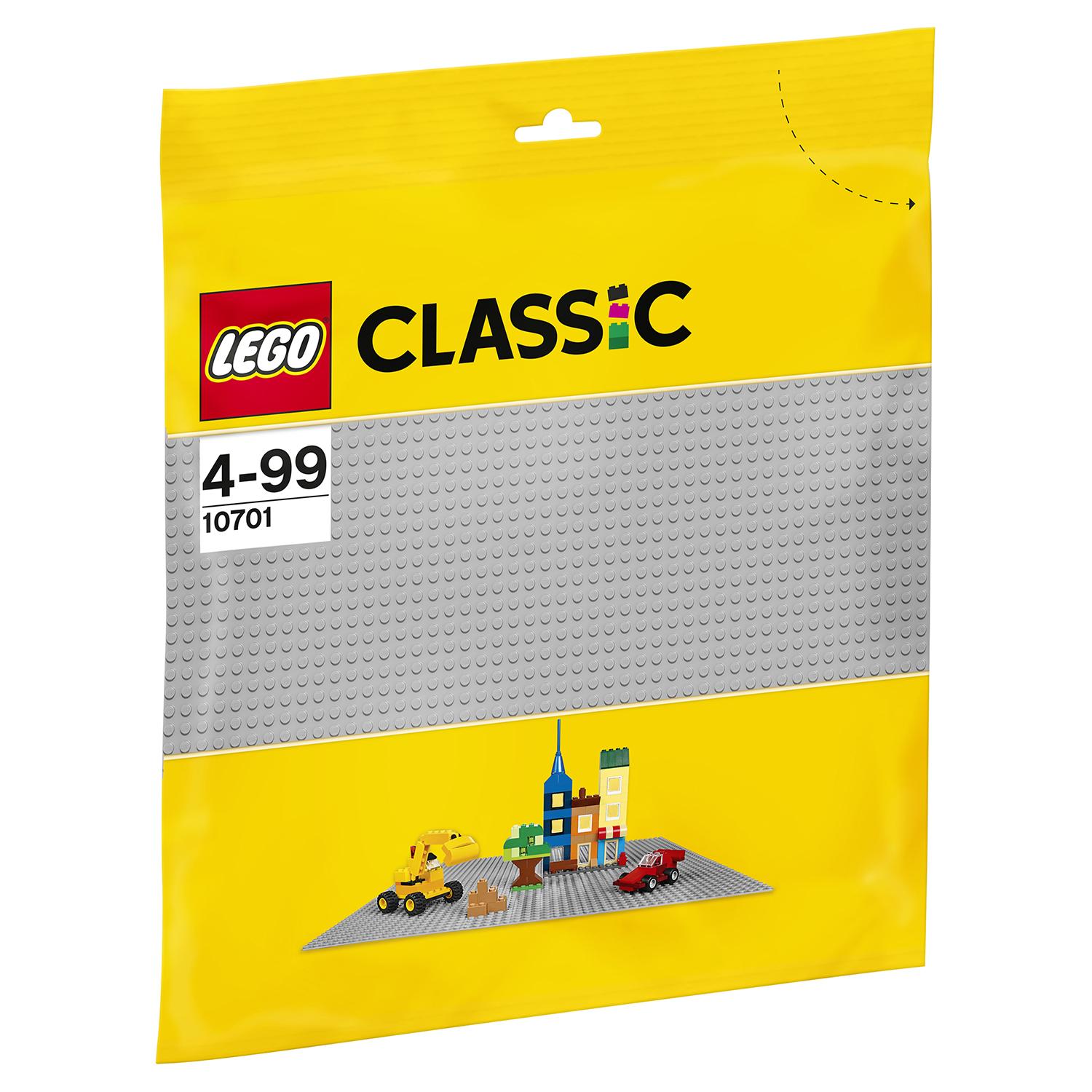 Lego Classic 10701 Строительная пластина серого цвета