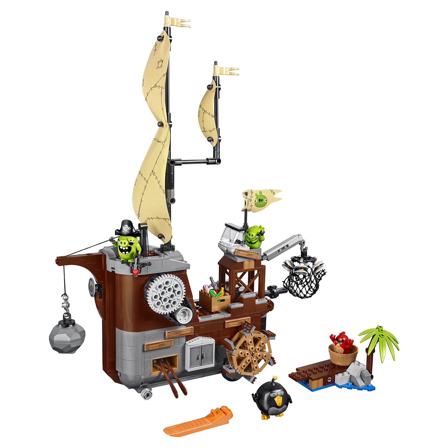Lego Angry Birds 75825 Пиратский корабль свинок