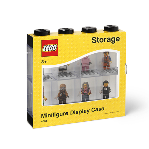 Пластиковый кейс Lego 4065 для 8 минифигур, черный