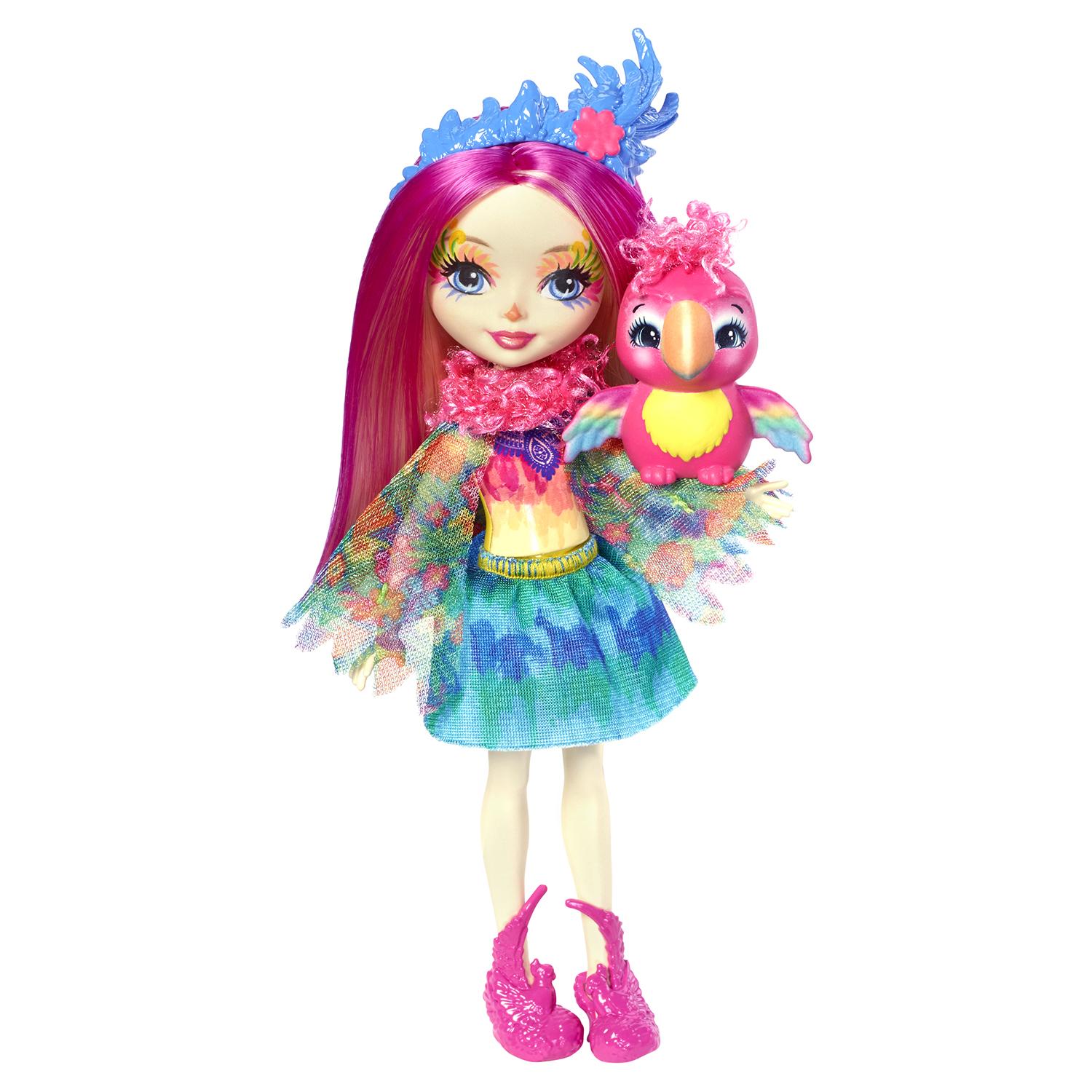 Кукла с питомцем Enchantimals FJJ21 Пикки Какаду, 15 см