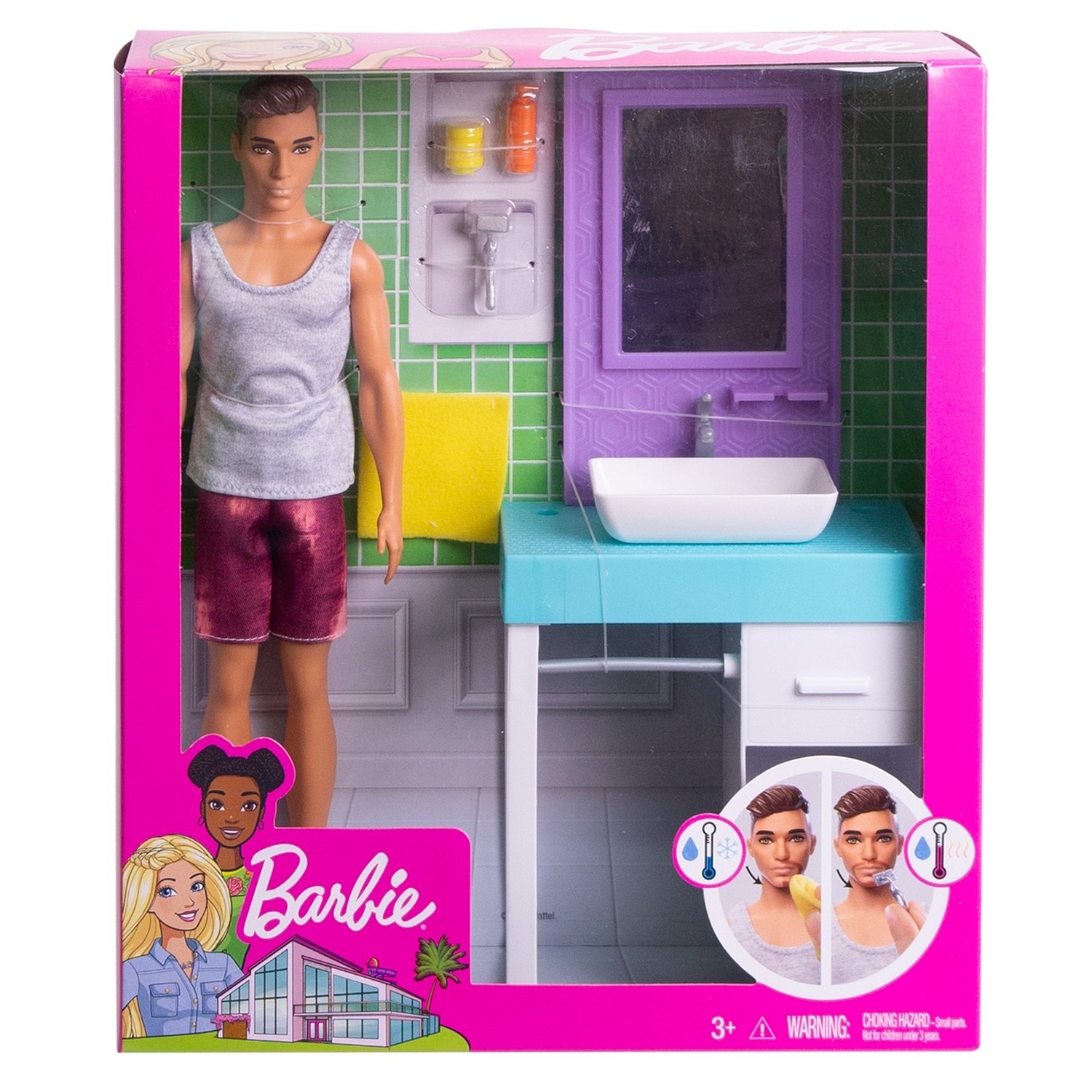 Набор Barbie FYK53 Кен в ванной