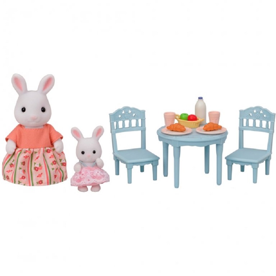 Набор Sylvanian Families 5682 Стол для завтрака Снежных кроликов – мамы и малыша