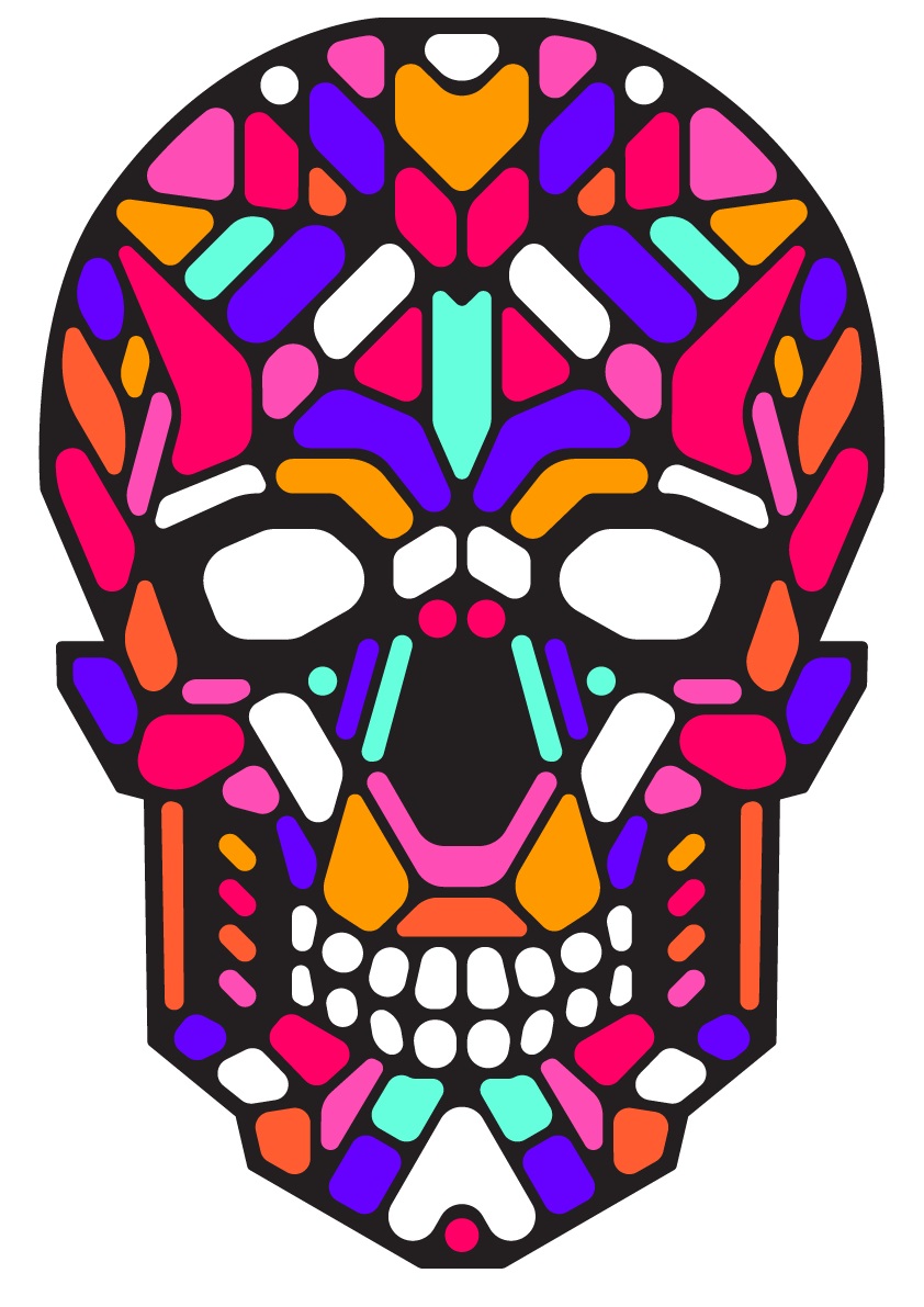 Cветовая маска GeekMask Sugar Skull