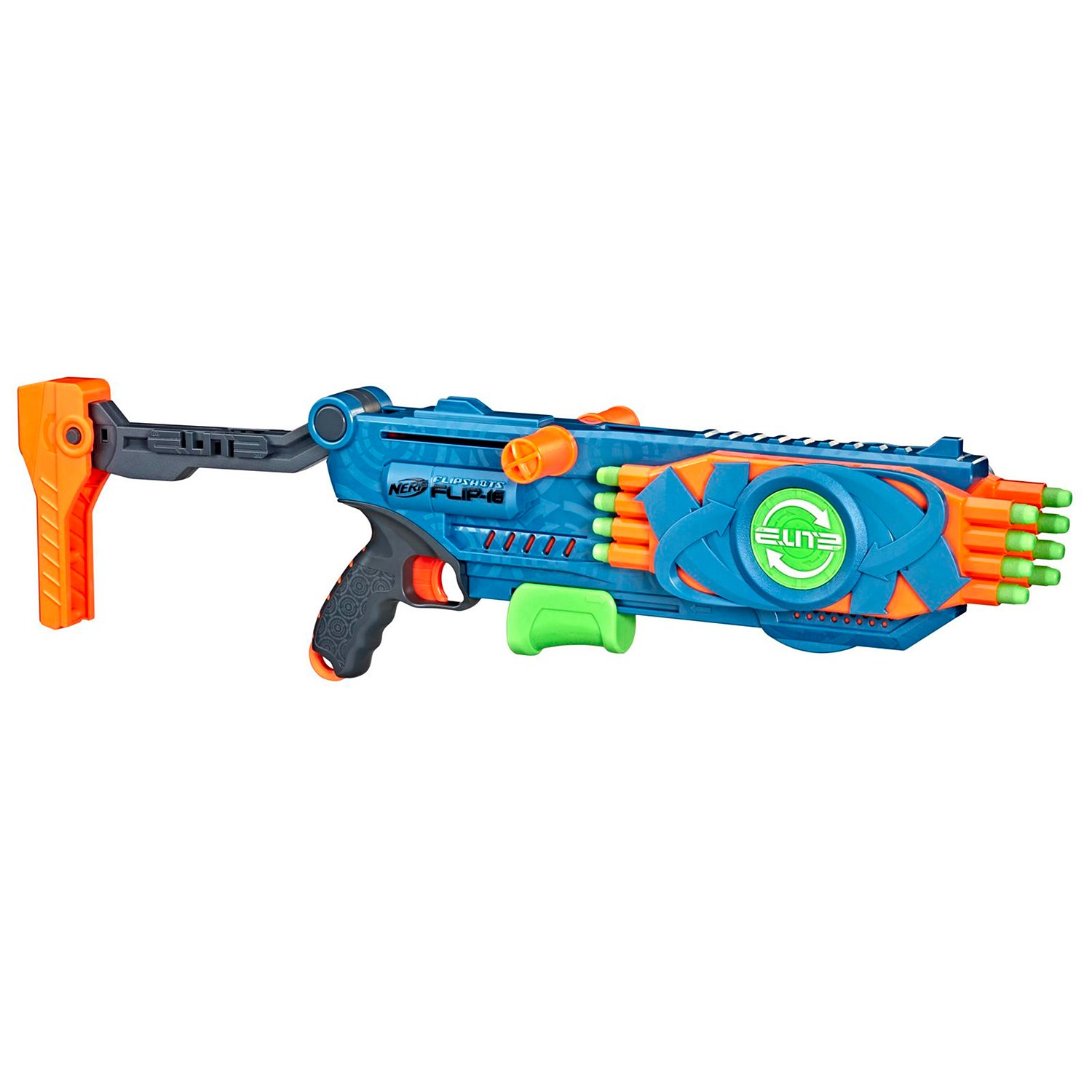 Бластер Nerf Elite 2.0 F2551 Флип 16 Эко-упаковка