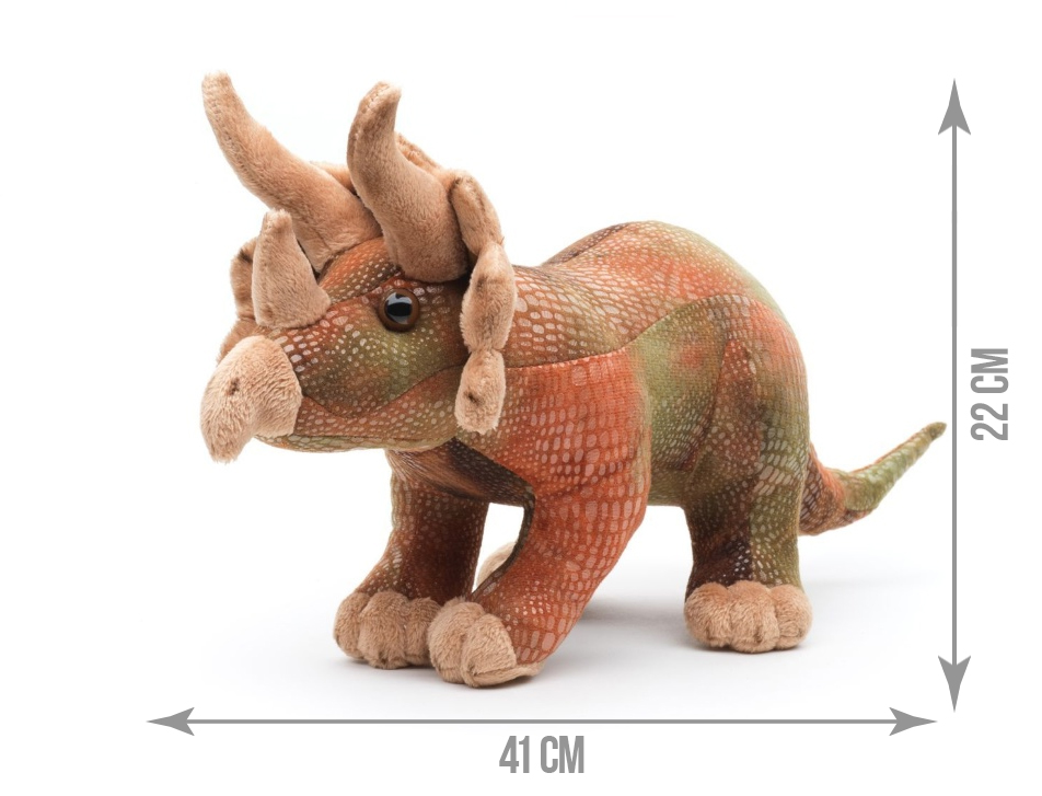 Мягкая игрушка Leosco Динозавр Трицератопс 41 см арт.TR030122