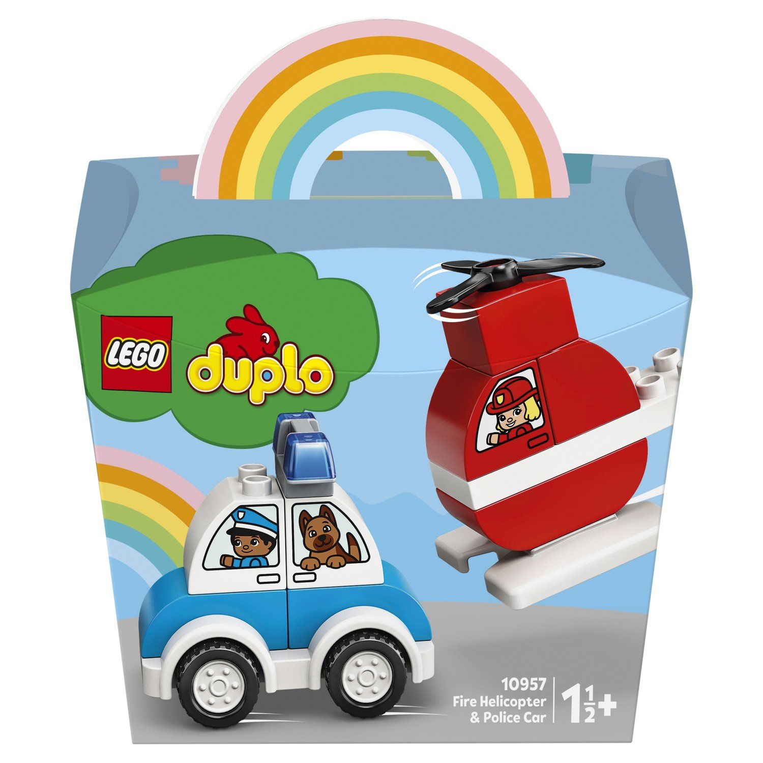 Lego Duplo 10957 Пожарный вертолет и полицейский автомобиль