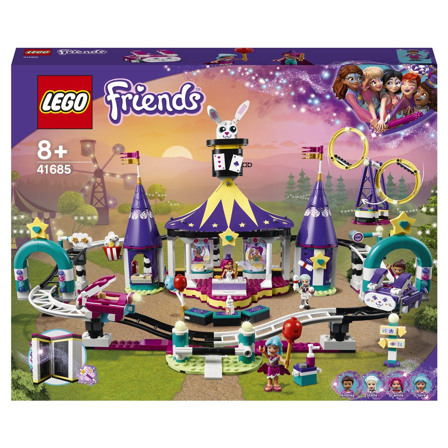 Lego Friends 41685 Американские горки на Волшебной ярмарке