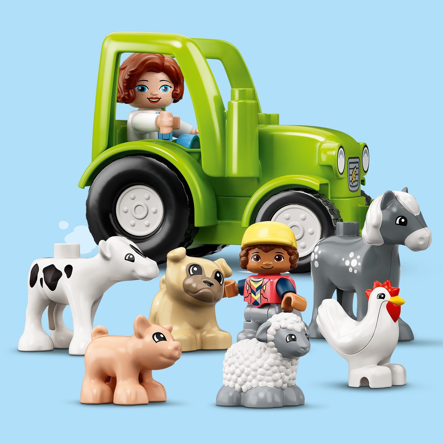 Lego Duplo 10952 Фермерский трактор, домик и животные