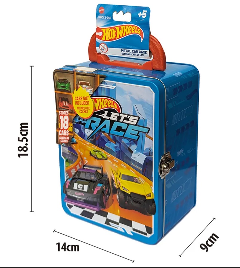 Портативный кейс для хранения 18 машинок Hot Wheels арт.HWCC2-24С
