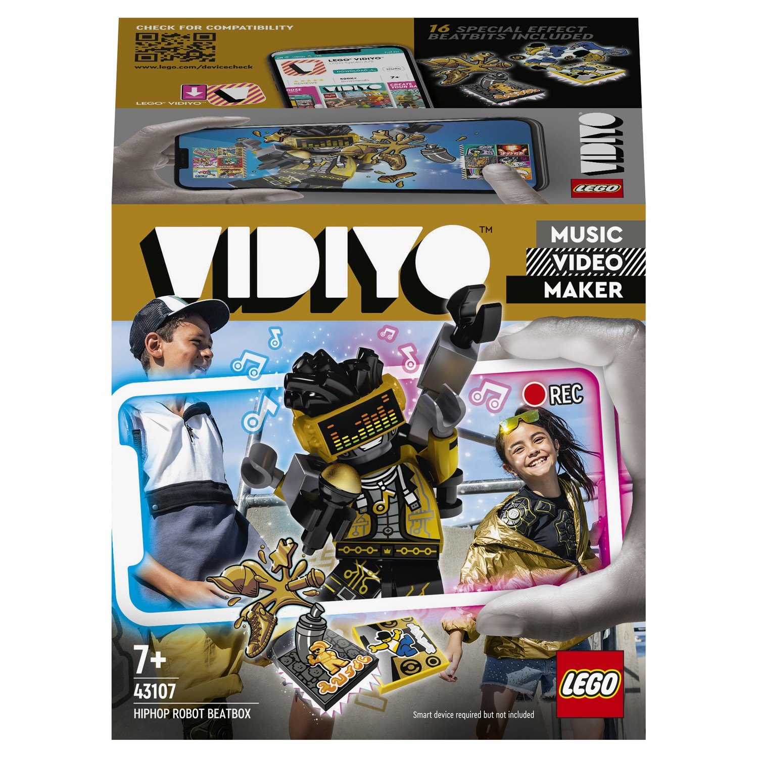 Lego Vidiyo 43107 Битбокс Хип-Хоп Робота