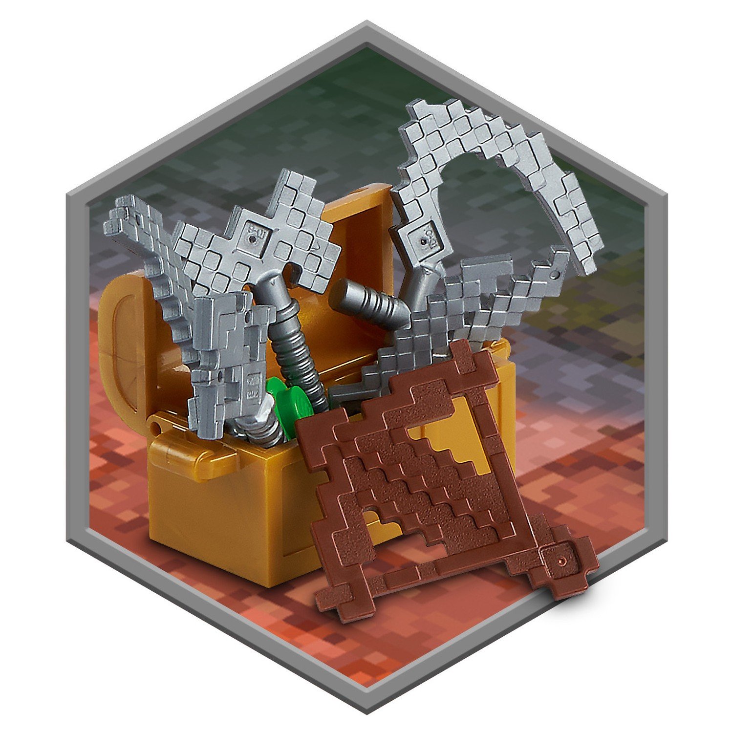 Lego Minecraft 21176 Мерзость из джунглей