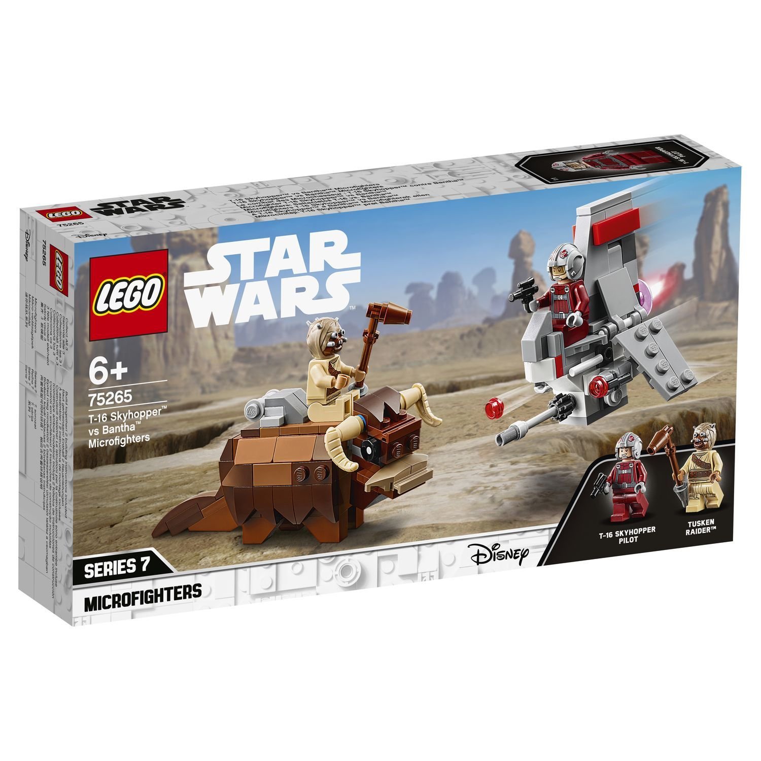 Lego Star Wars 75265 Микрофайтеры: Скайхоппер T-16 против Банты