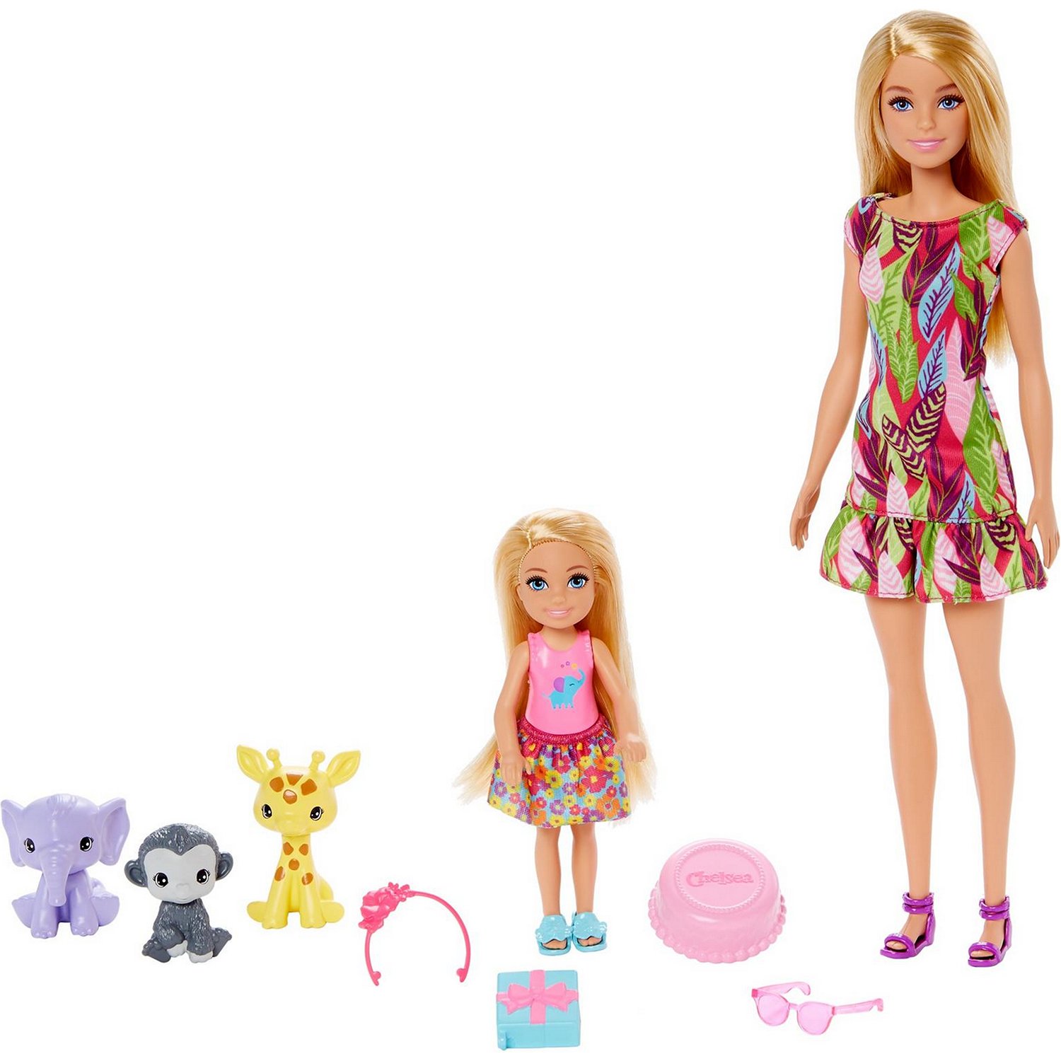 Набор Barbie GTM82 2 куклы + 3 питомца