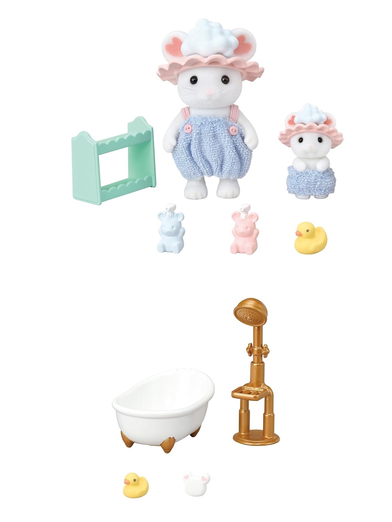 Набор Sylvanian Families 5805 Зефирные мышата и набор для купания
