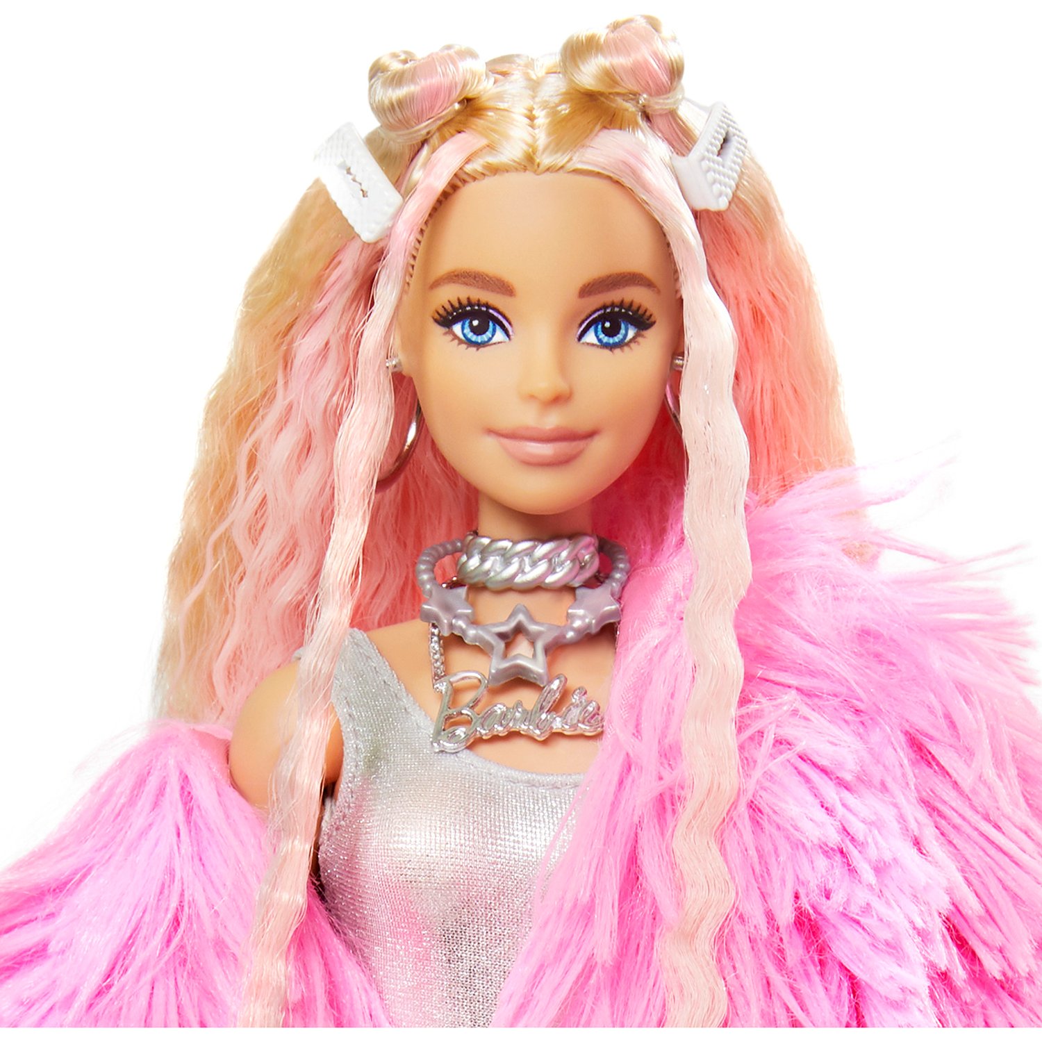 Кукла Barbie GRN28 Экстра в розовой куртке