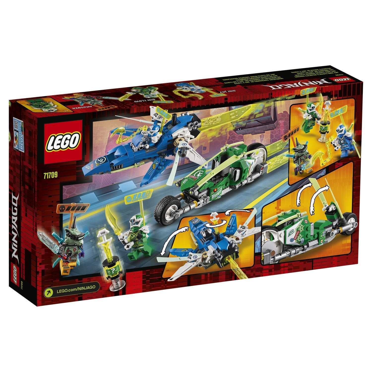 Lego Ninjago 71709 Скоростные машины Джея и Ллойда