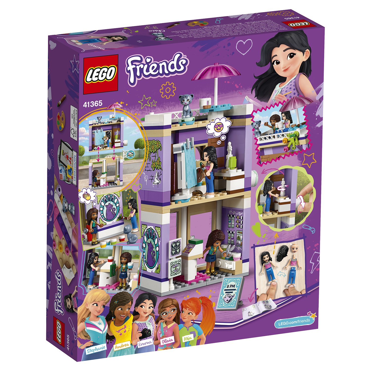 Lego Friends 41365 Художественная студия Эммы
