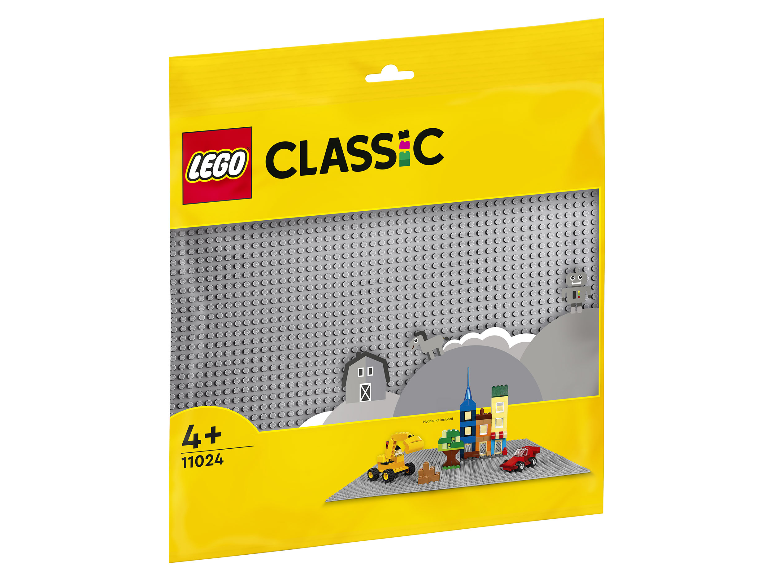 Lego Classic 11024 Строительная пластина серого цвета