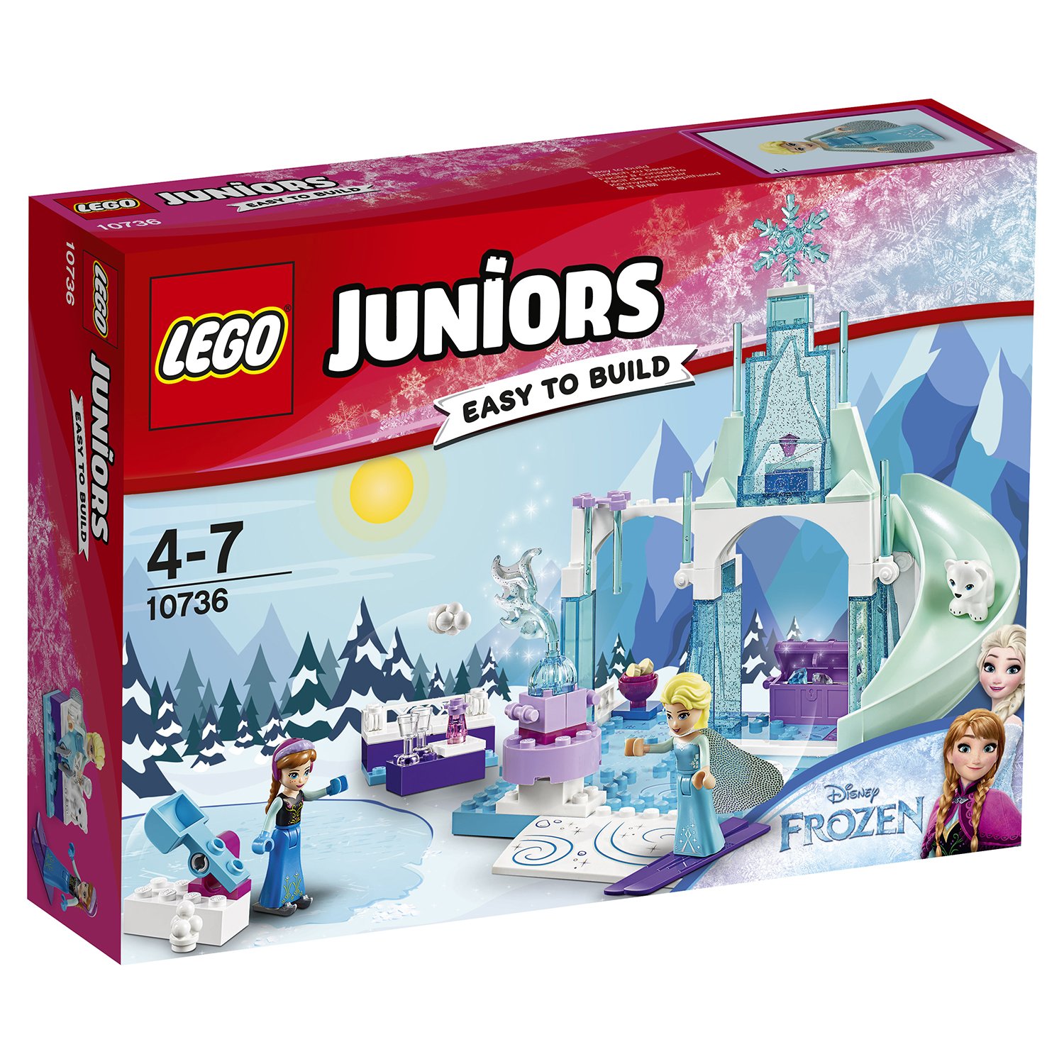 Lego Juniors 10736 Игровая площадка Эльзы и Анны