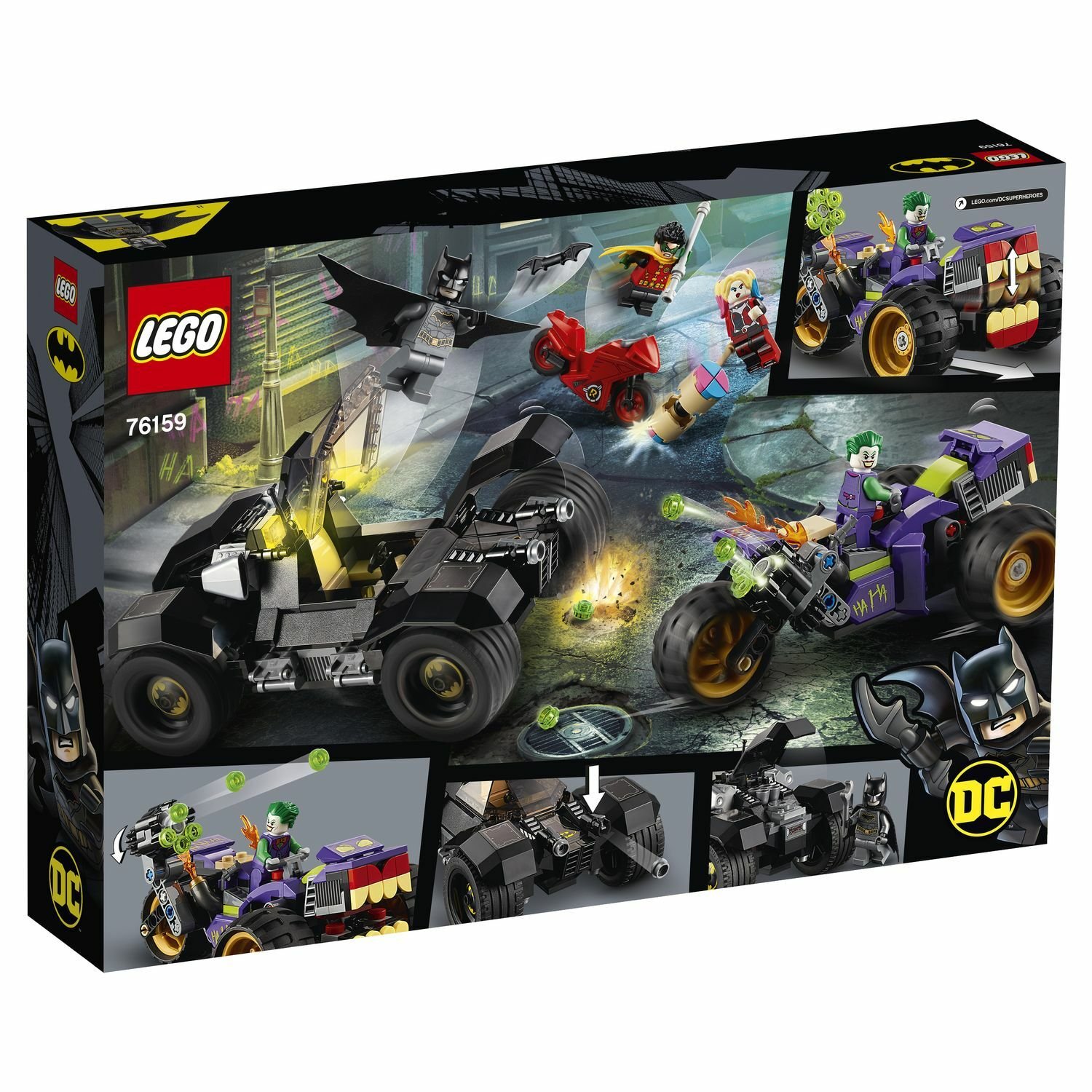 Lego Super Heroes 76159 Побег Джокера на трицикле