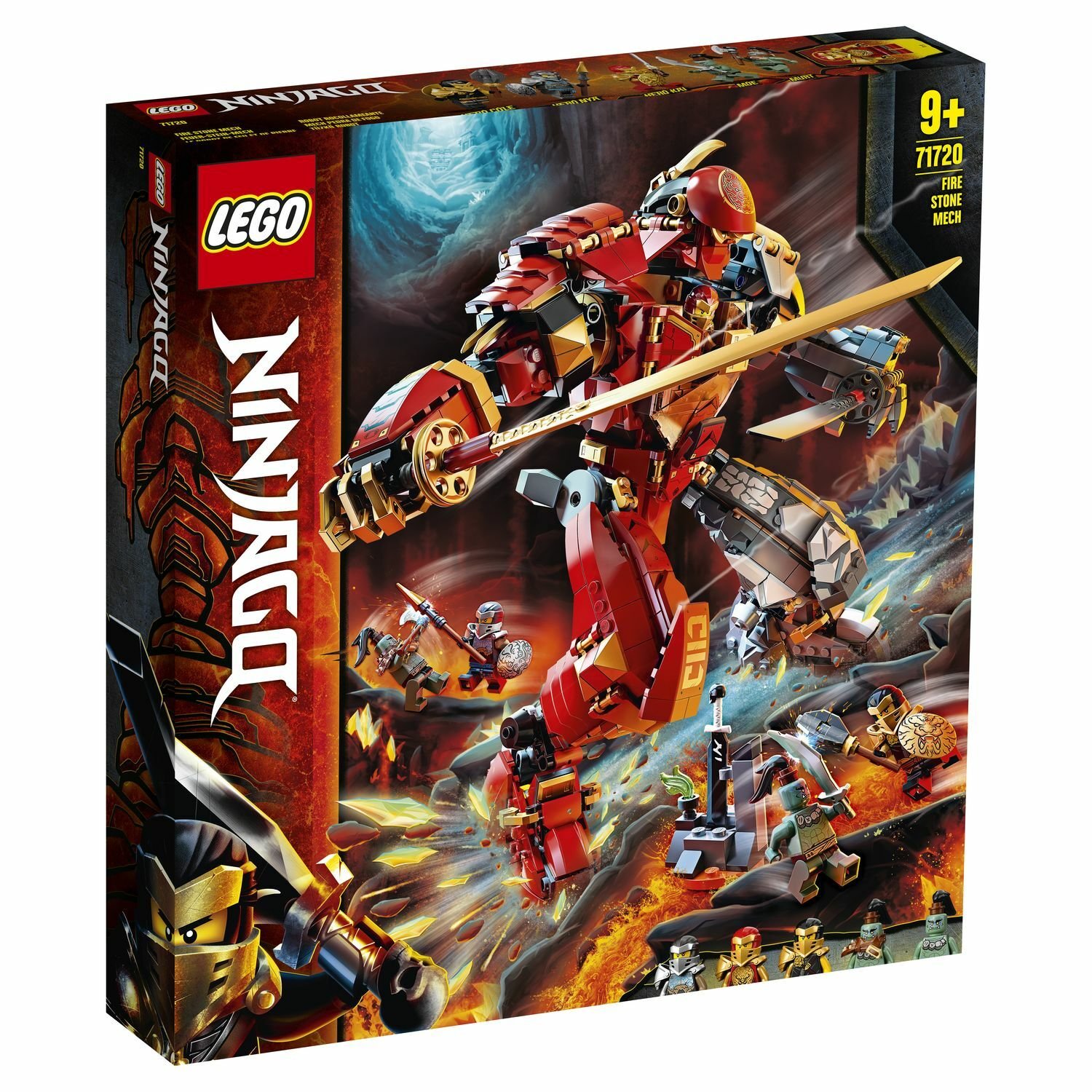 Lego Ninjago 71720 Каменный робот огня