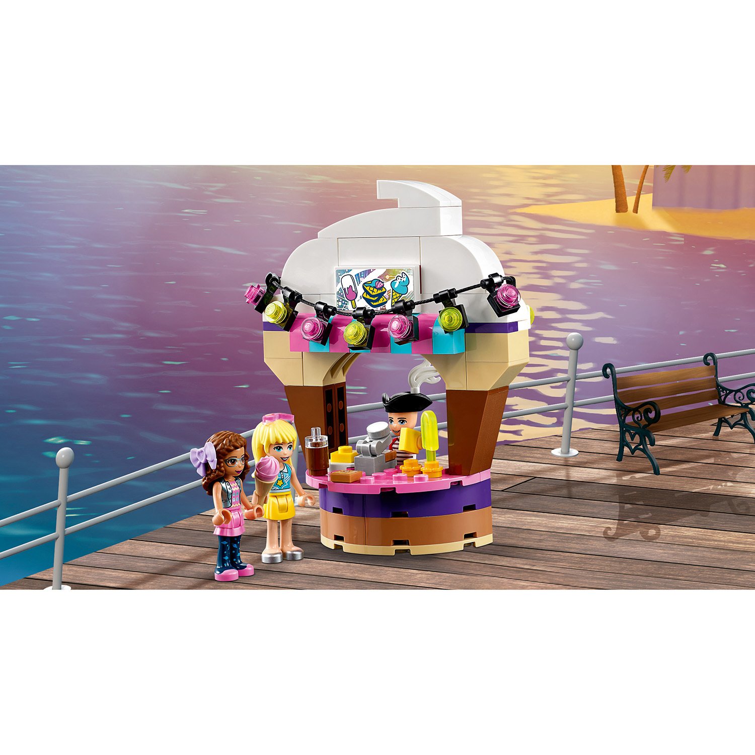 Lego Friends 41375 Прибрежный парк развлечений