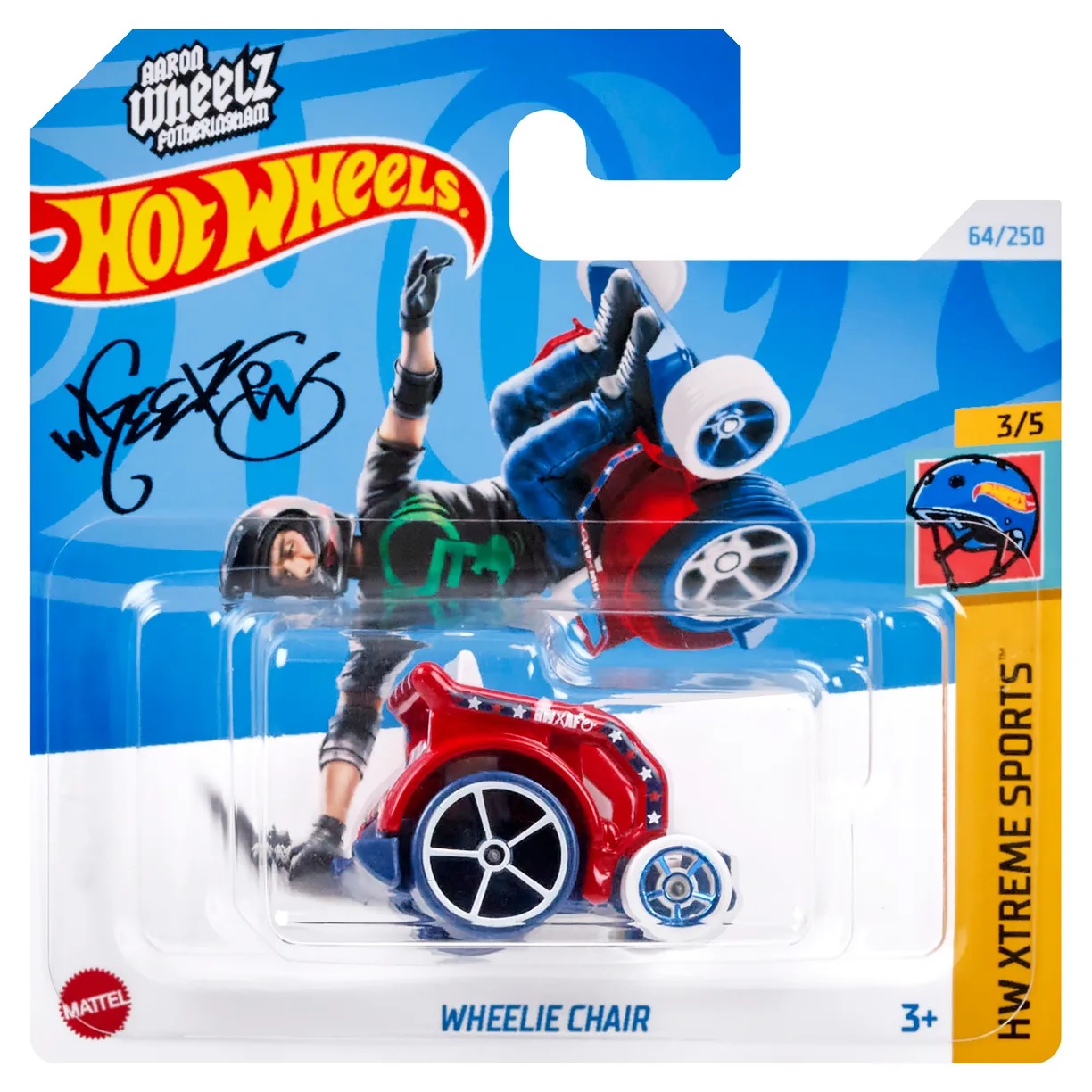 Машинка Hot Wheels HTB98 HW Xtreme Sports 2024 Wheelie Chair 3/5