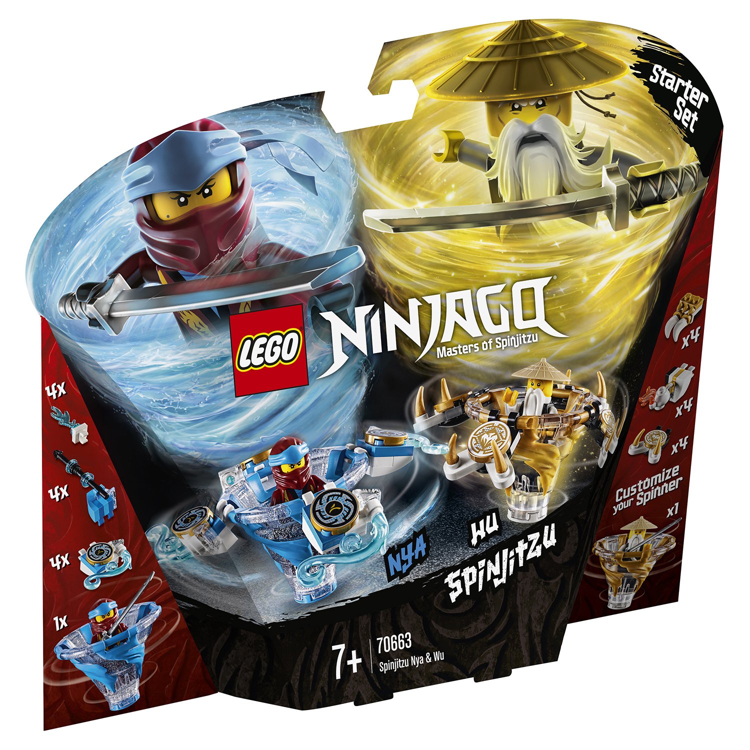 Lego Ninjago 70663 Ния и Ву: мастера Кружитцу