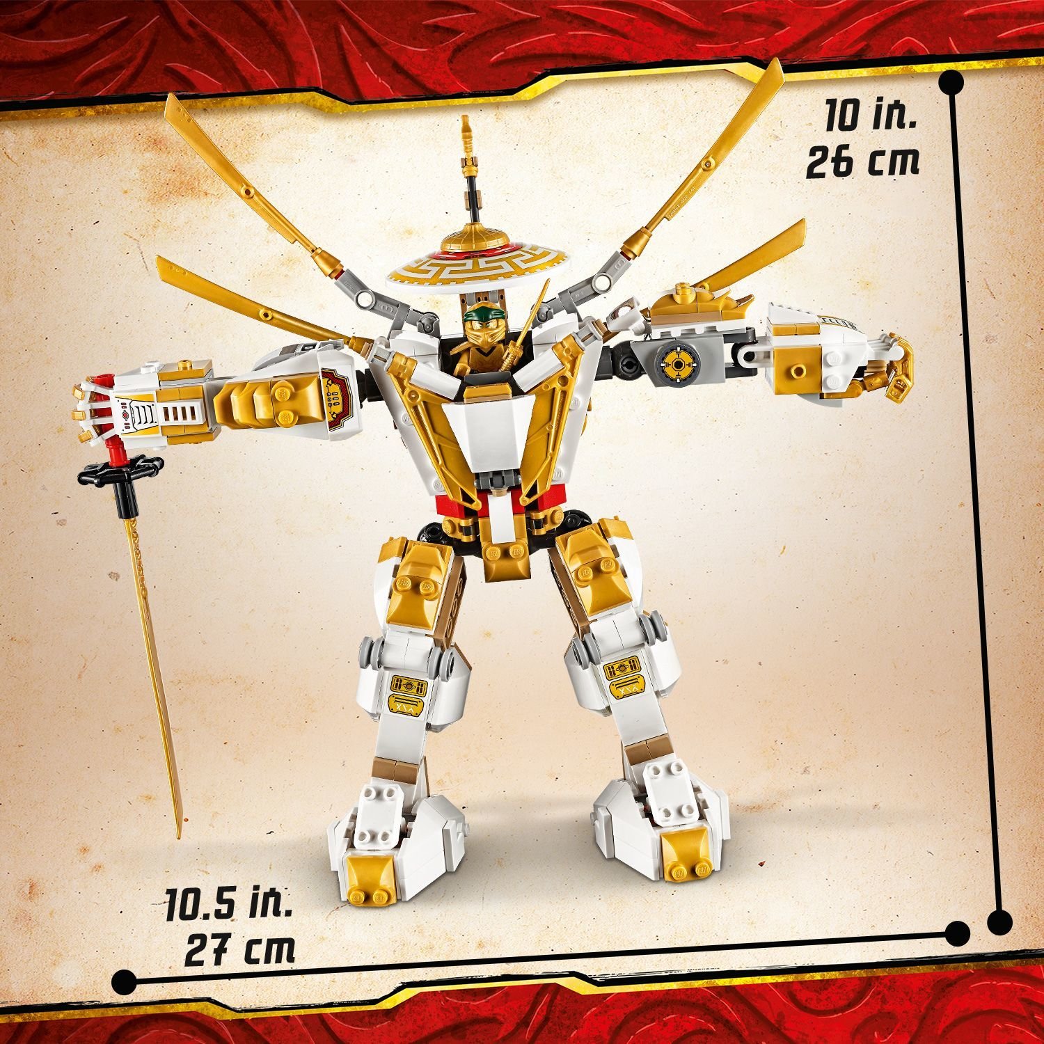 Lego Ninjago 71702 Золотой робот