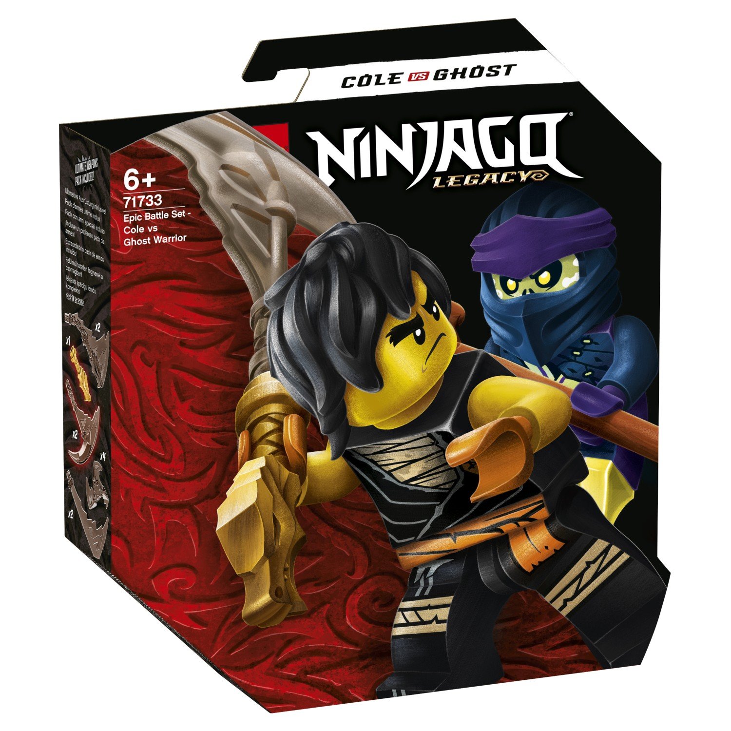 Lego Ninjago 71733 Легендарные битвы: Коул против Призрачного воина
