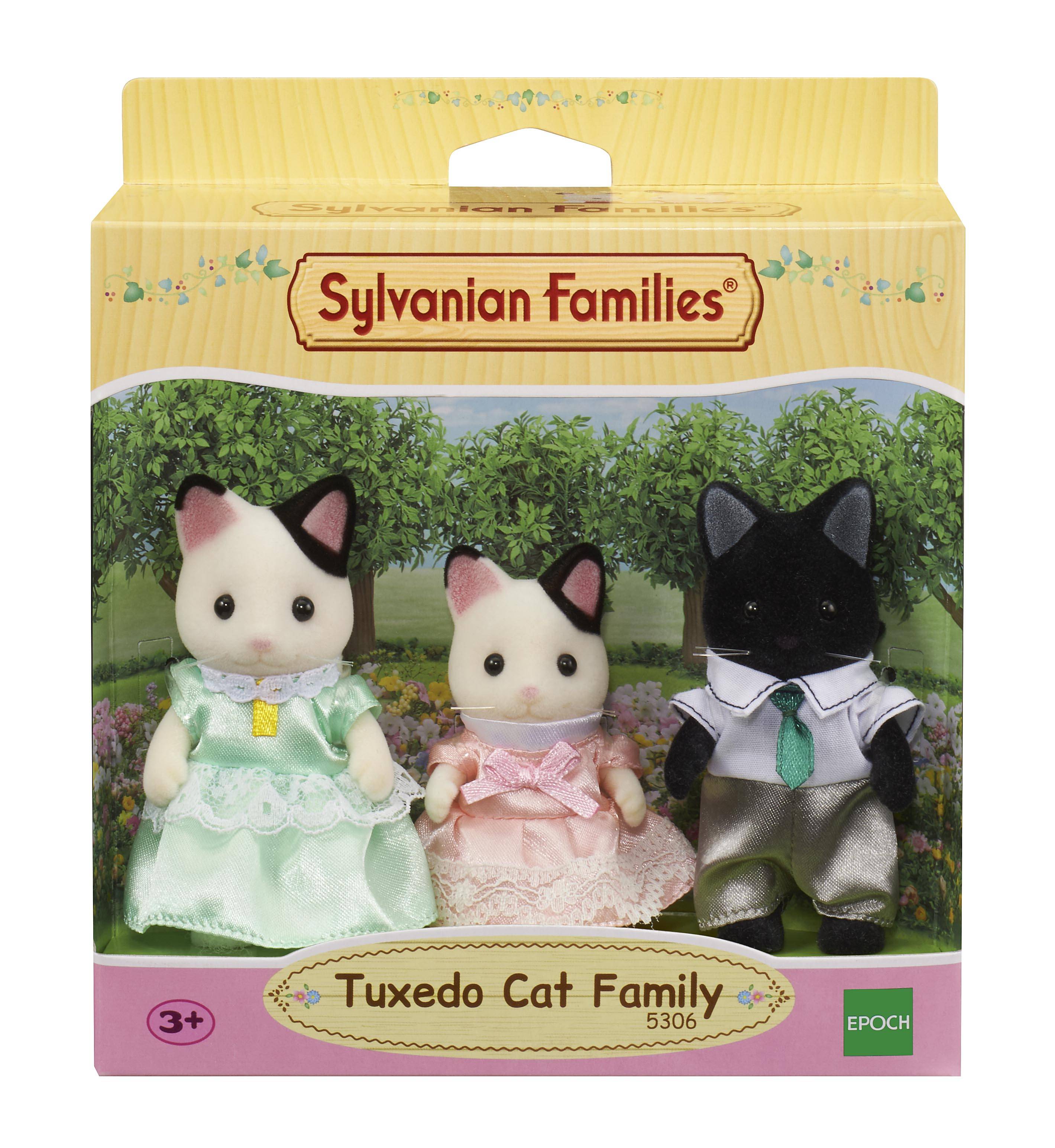 Набор Sylvanian Families 5306 Семья Черно-белых котов