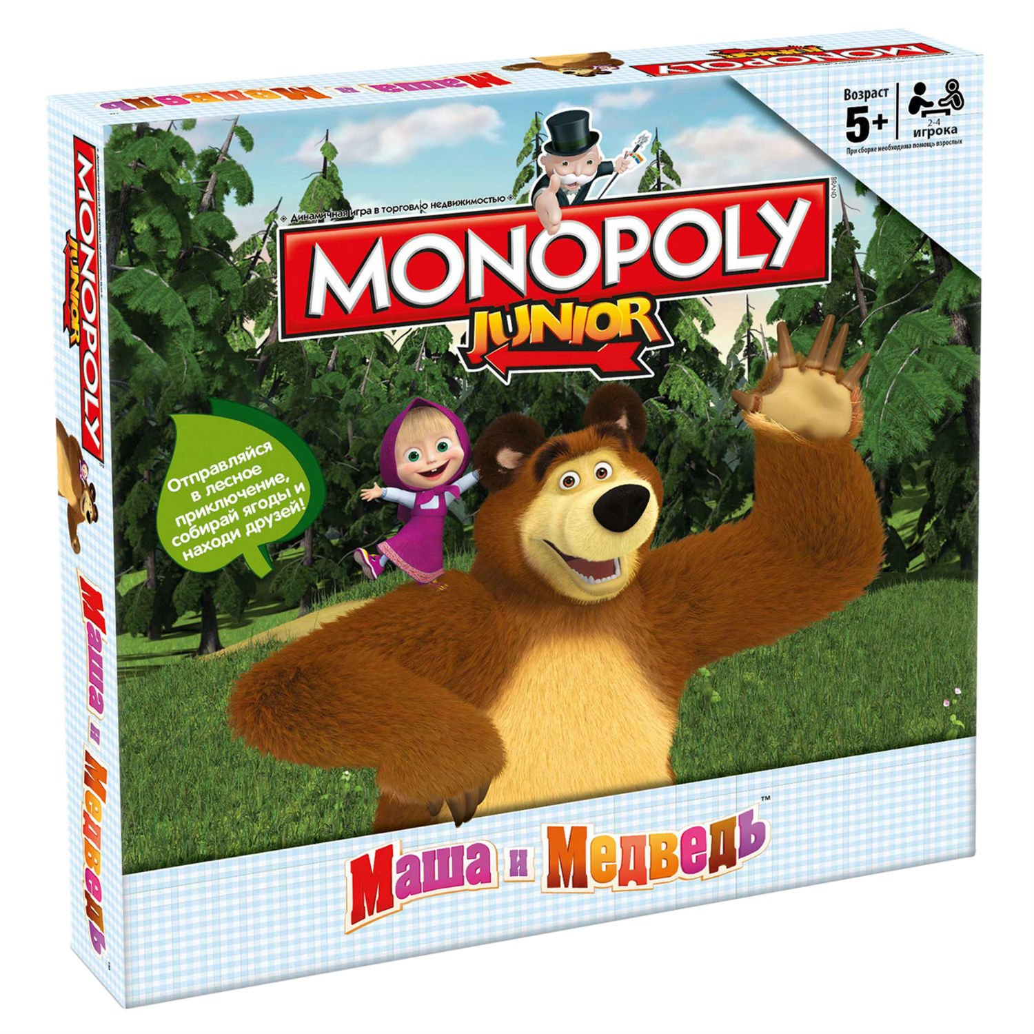 Настольная игра Hasbro Монополия B94431210 Маша и медведь