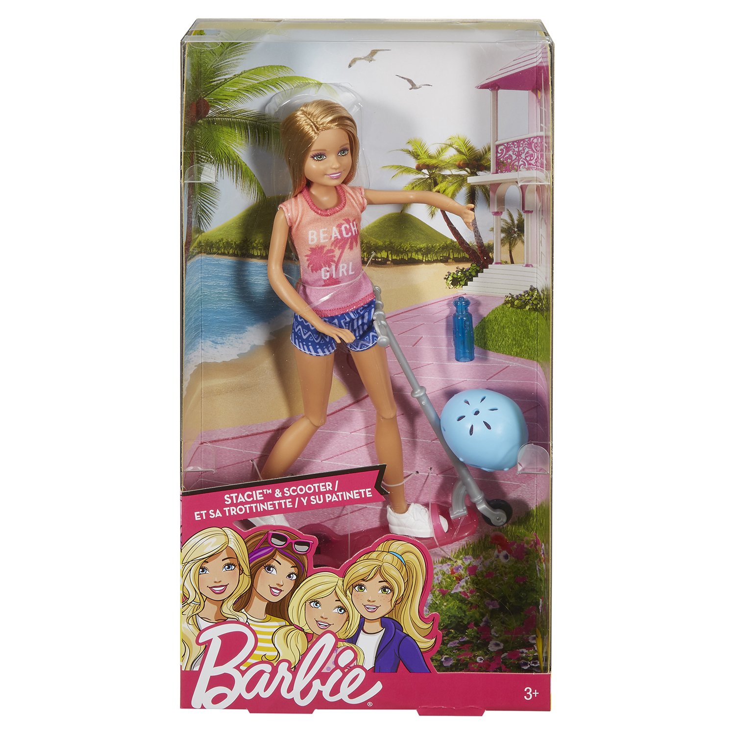 Кукла Barbie DVX57 на самокате