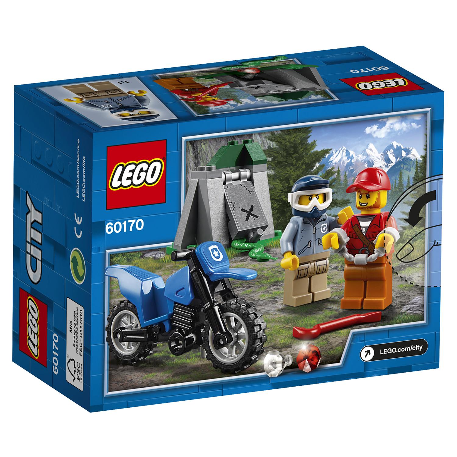 Lego City 60170 Погоня на внедорожниках