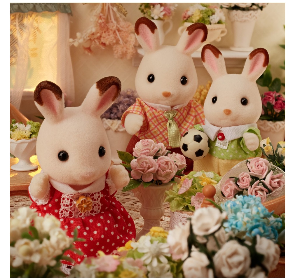 Набор Sylvanian Families 5655 Семейство шоколадных кроликов