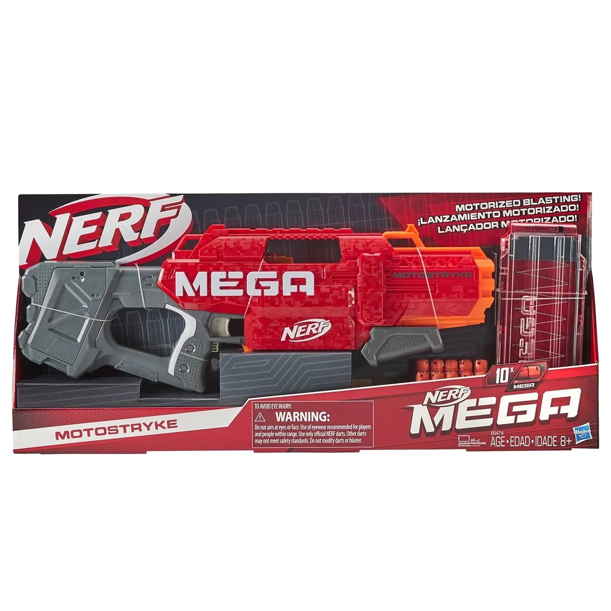 Бластер Nerf E6474 Мега Мотострайк