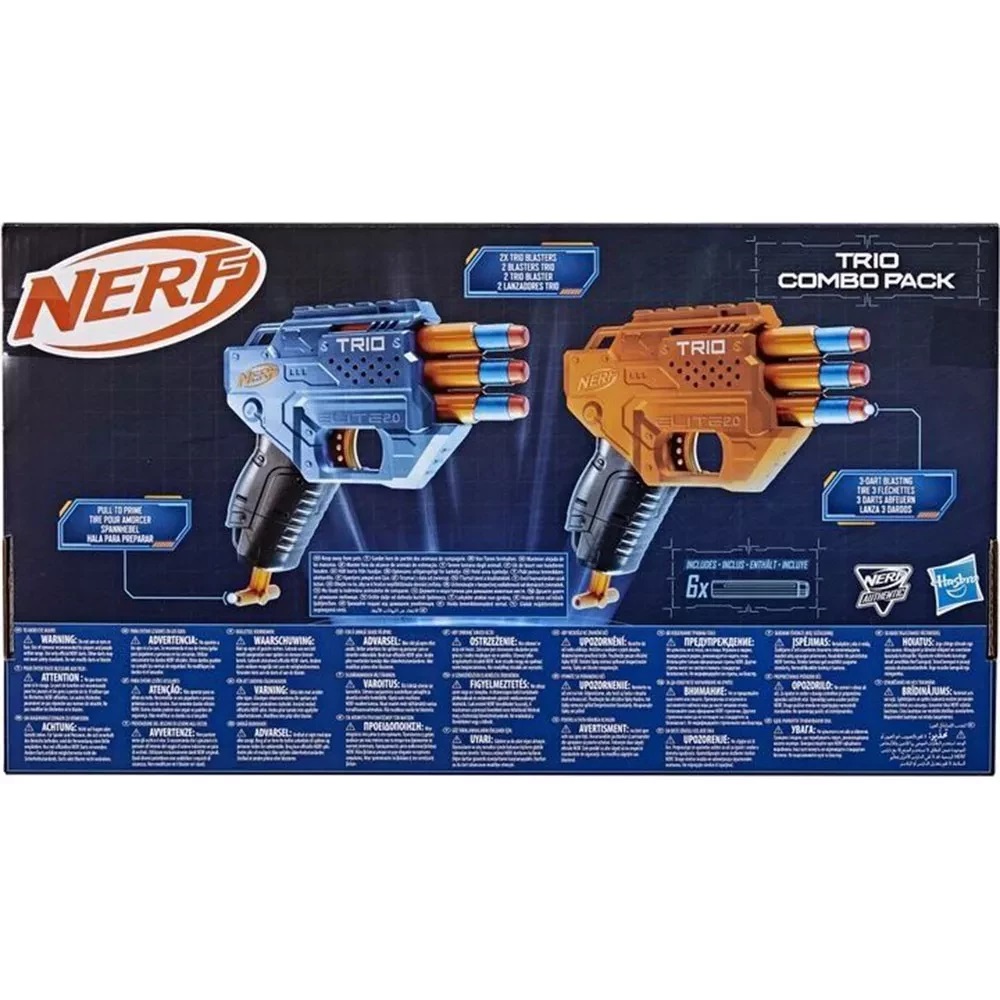 Бластер Nerf Elite 2.0 F6786 Trio Combo Pack