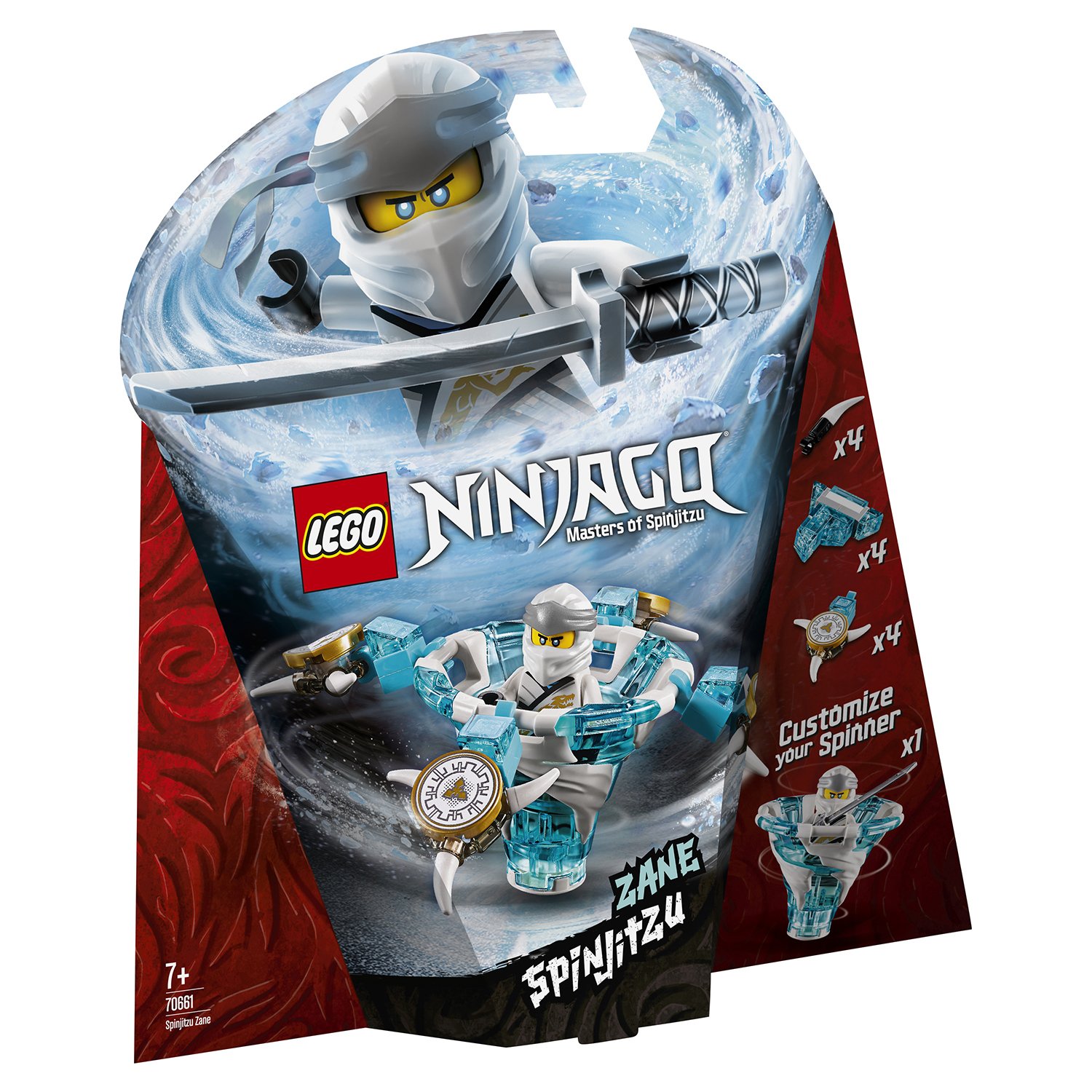 Lego Ninjago 70661 Зейн - мастер Кружитцу