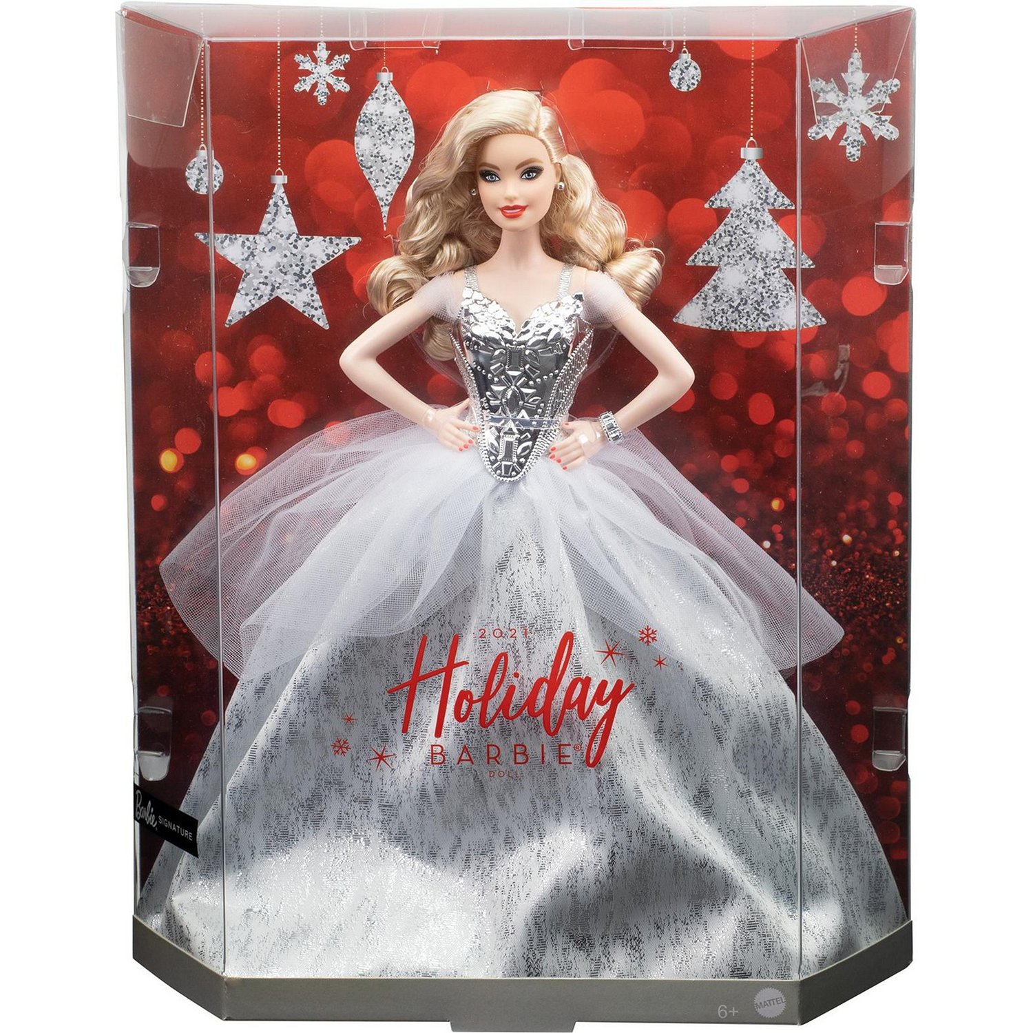 Кукла Barbie GXL21 Праздник Блондинка в серебряном платье