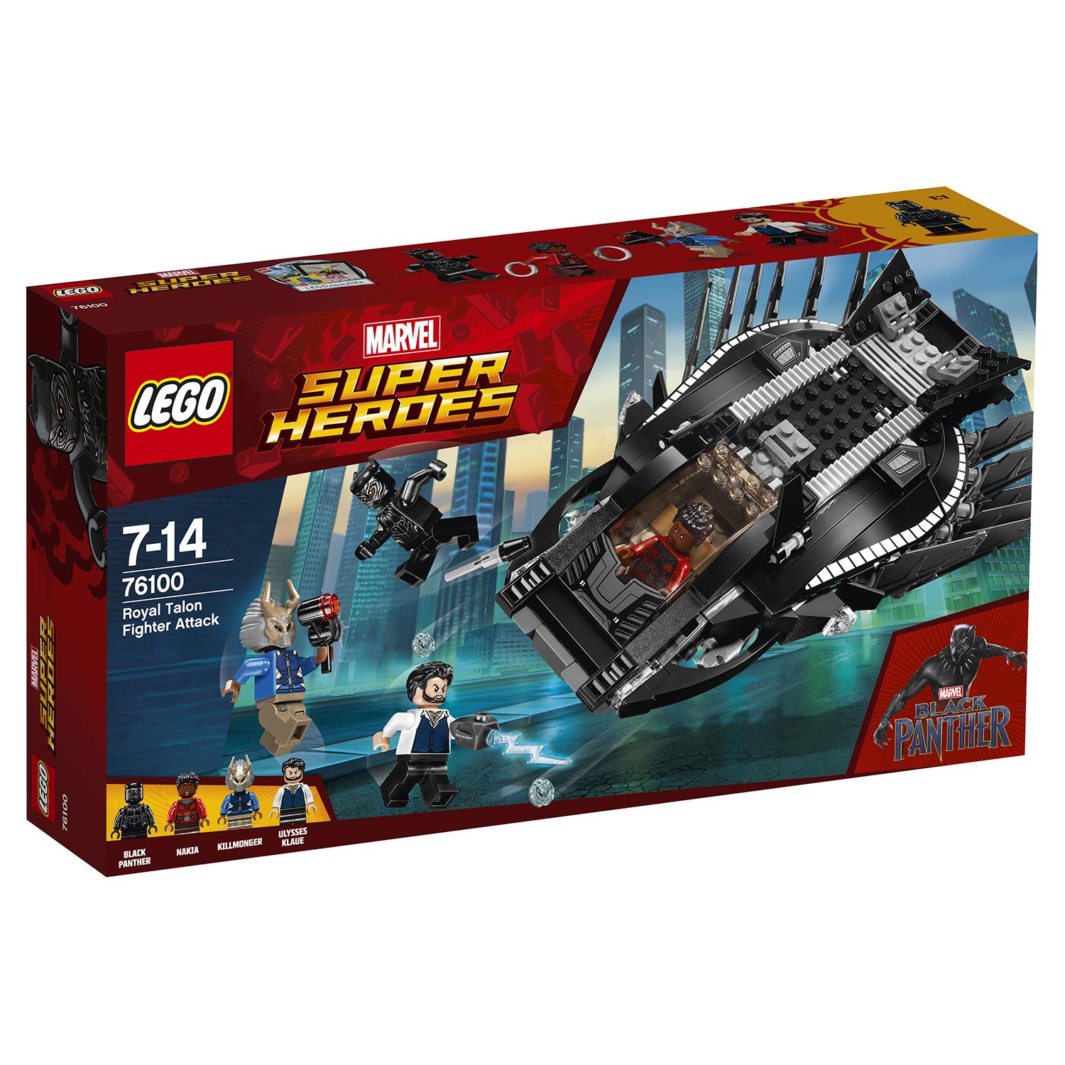 Lego Super Heroes 76100 Нападение Королевского Когтя