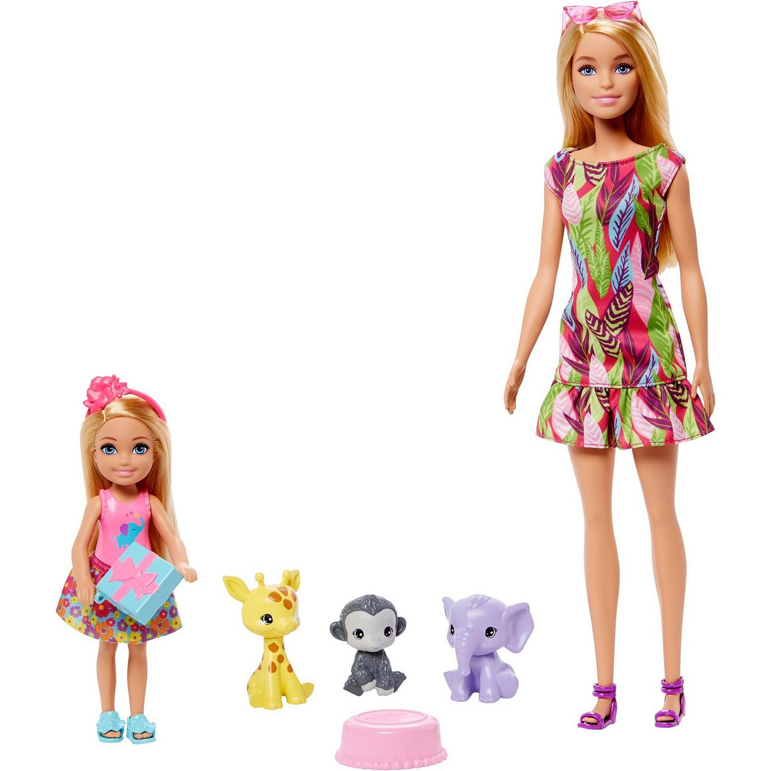 Набор Barbie GTM82 2 куклы + 3 питомца
