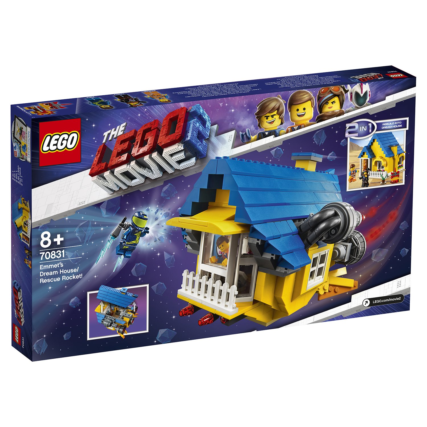 Lego Movie 70831 Дом мечты: Спасательная ракета Эммета!