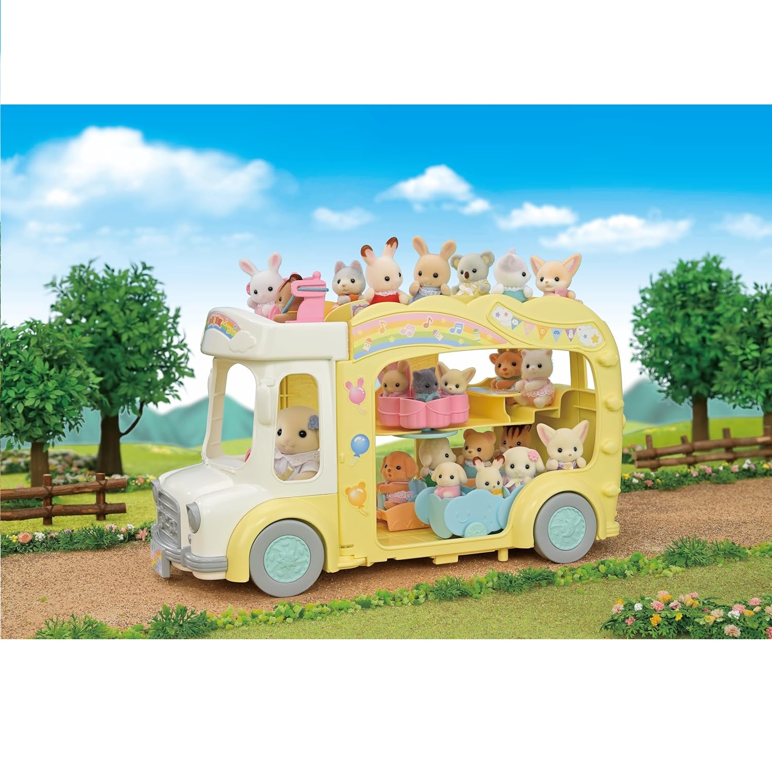 Набор Sylvanian Families 5744 Детский двухэтажный автобус