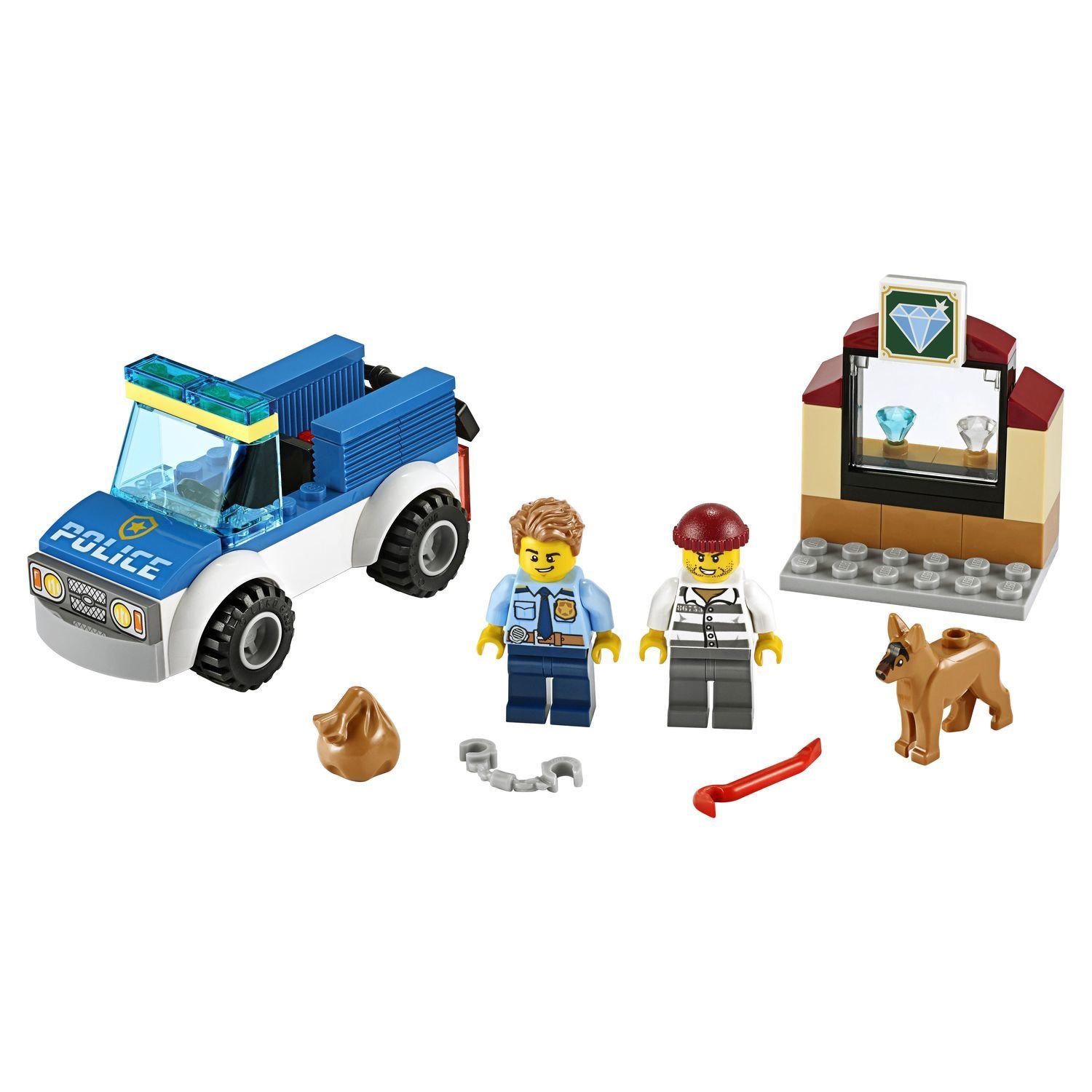 Lego City 60241 Полицейский отряд с собакой