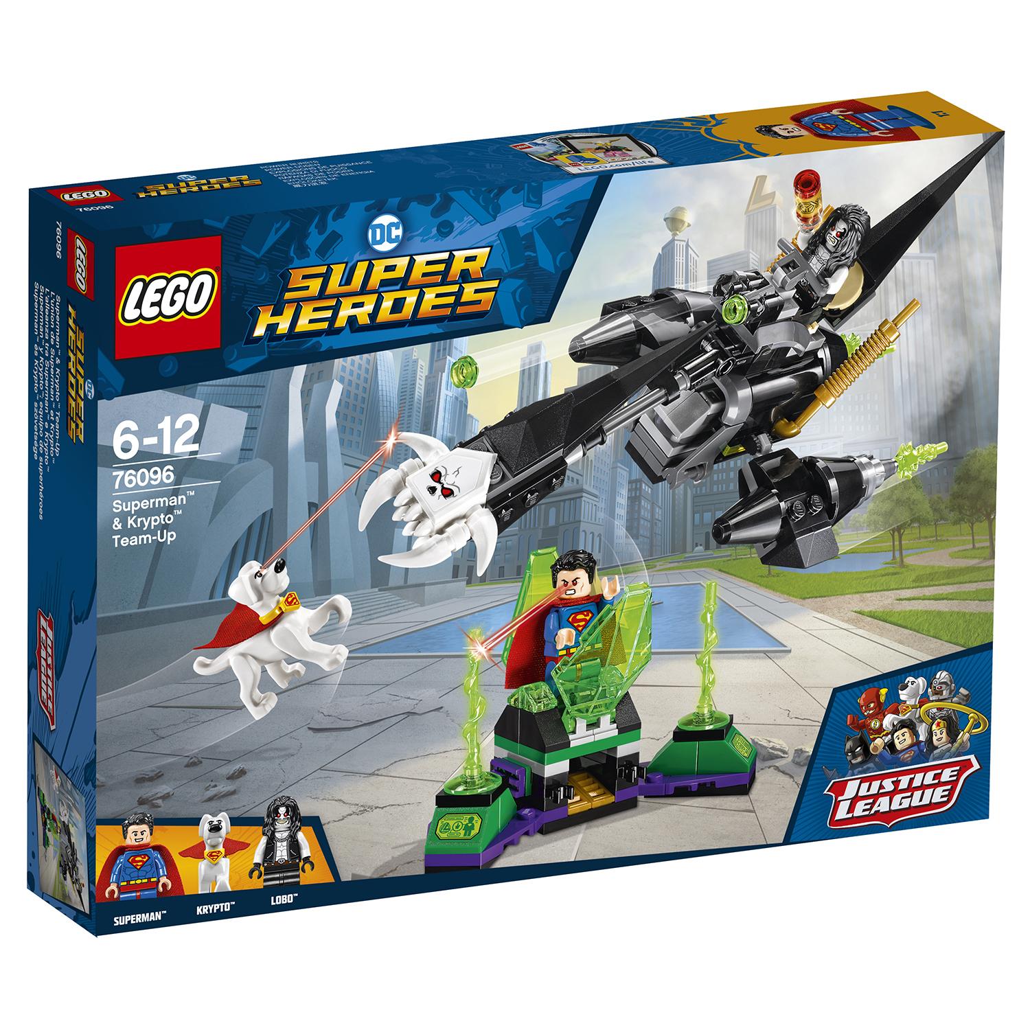 Lego Super Heroes 76096 Супермен и Крипто объединяют усилия