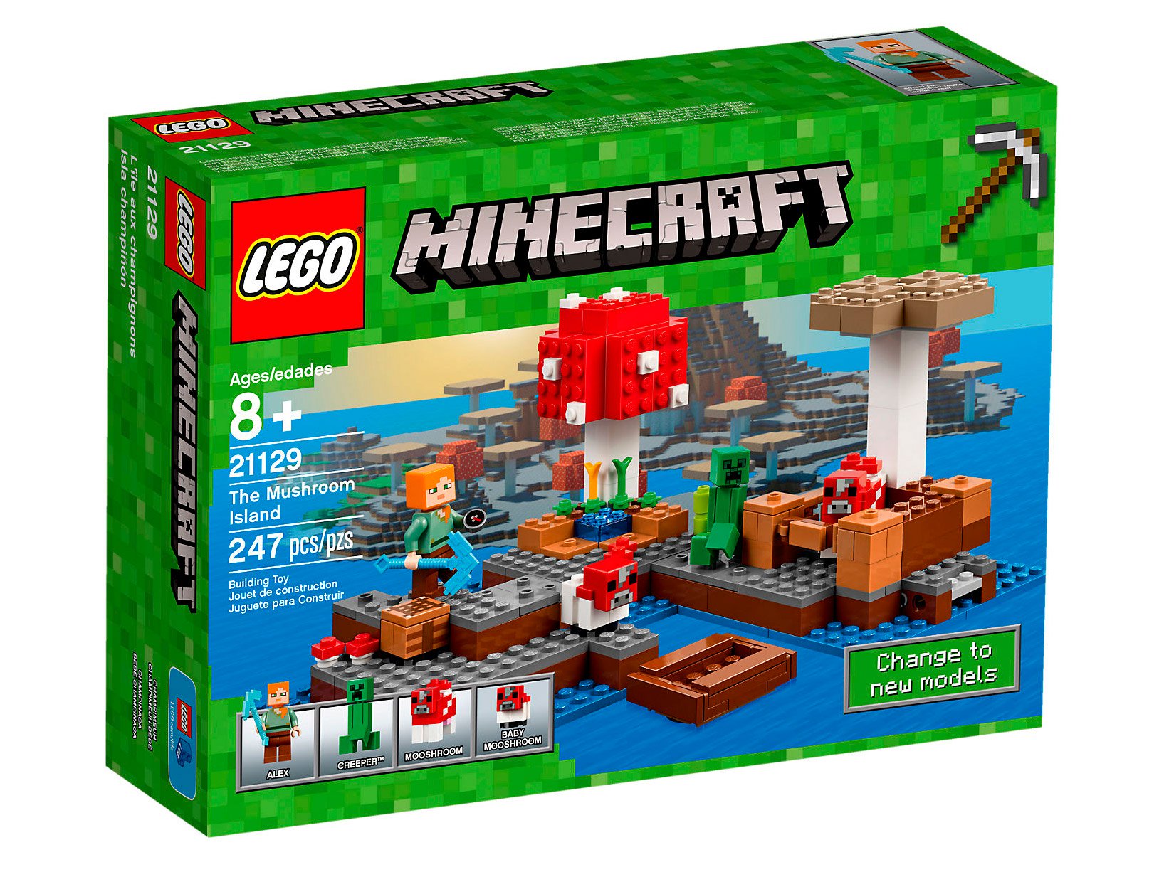 Lego Minecraft 21129 Грибной остров