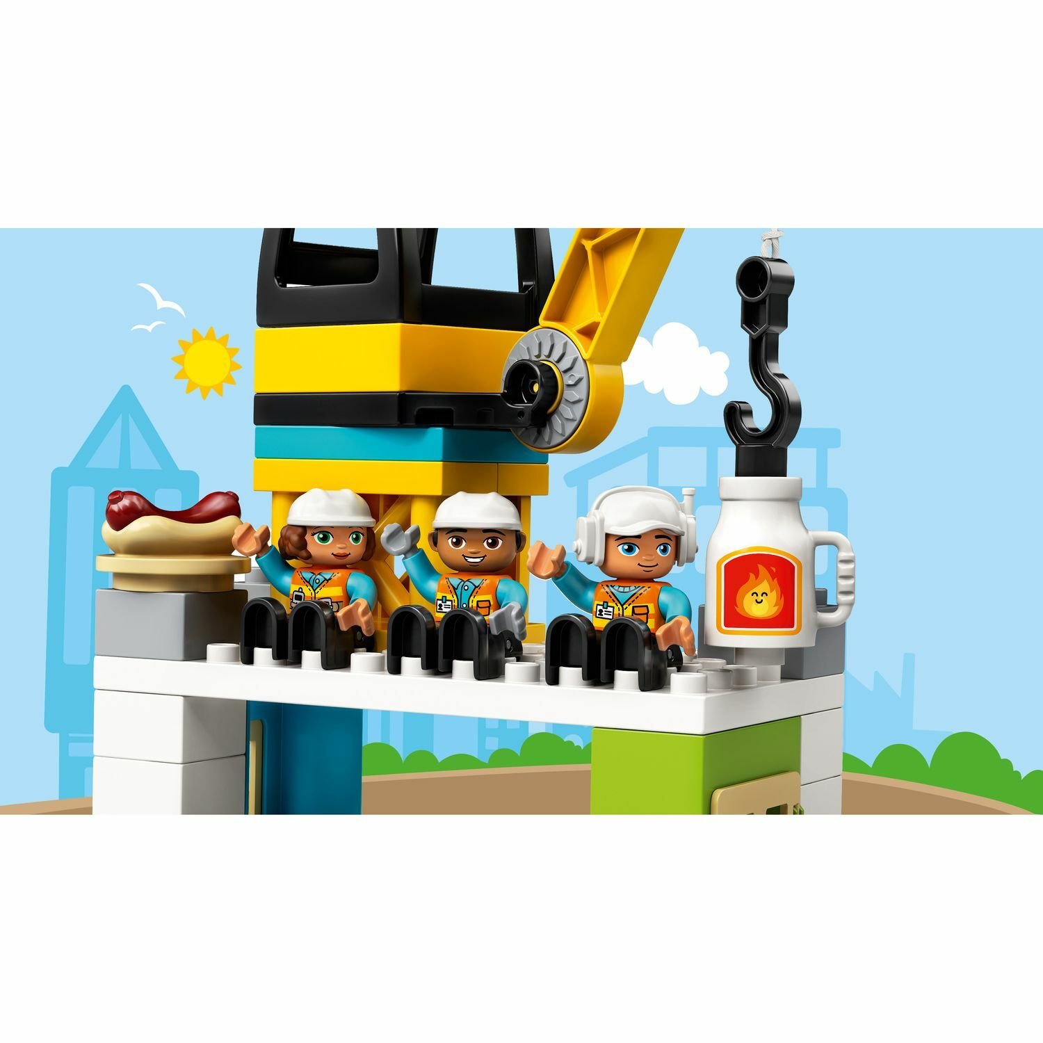 Lego Duplo 10933 Башенный кран на стройке