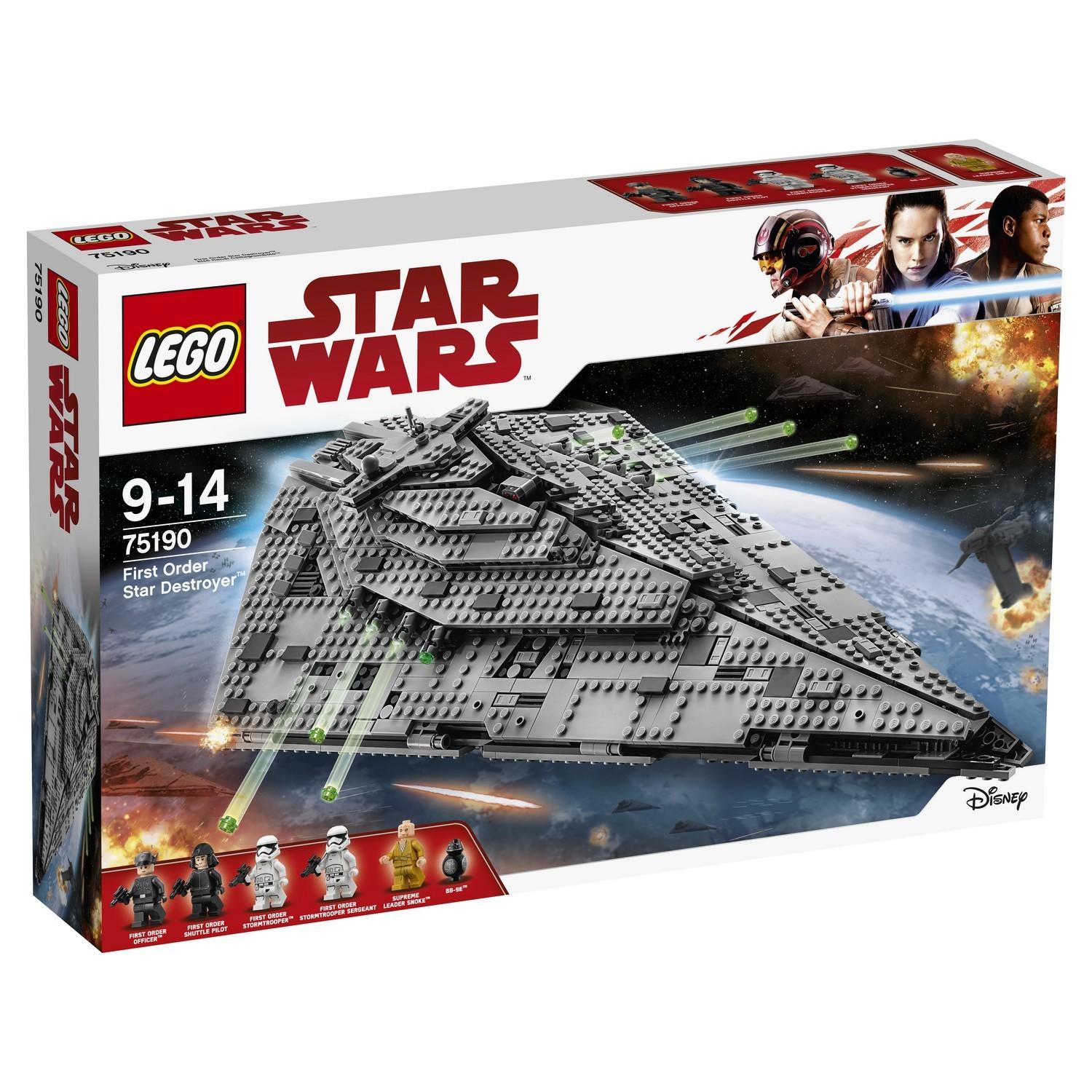 Lego Star Wars 75190 Звездный разрушитель первого ордена