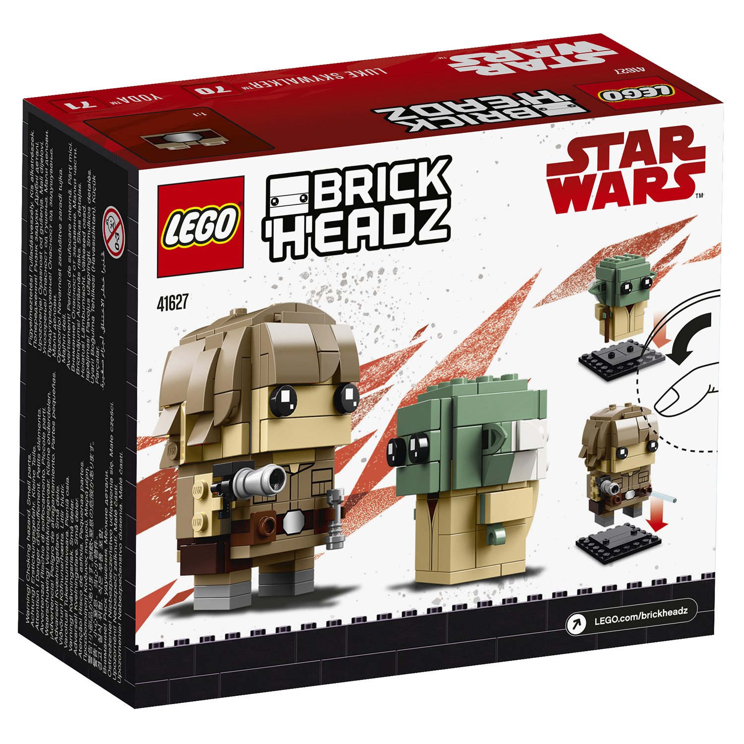 Lego BrickHeadz 41627 Люк Скайуокер и Йода
